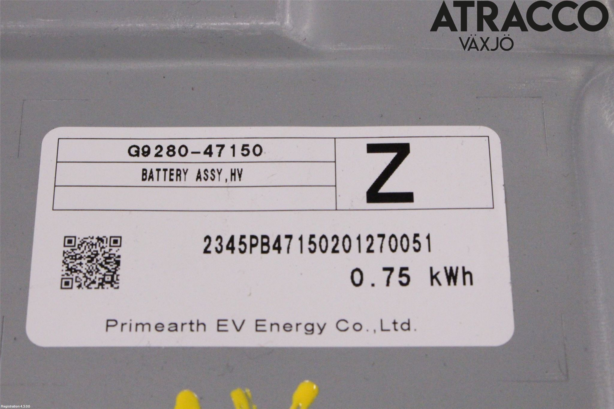 Toyota C-HR 16-23 Hybrid Batteri
