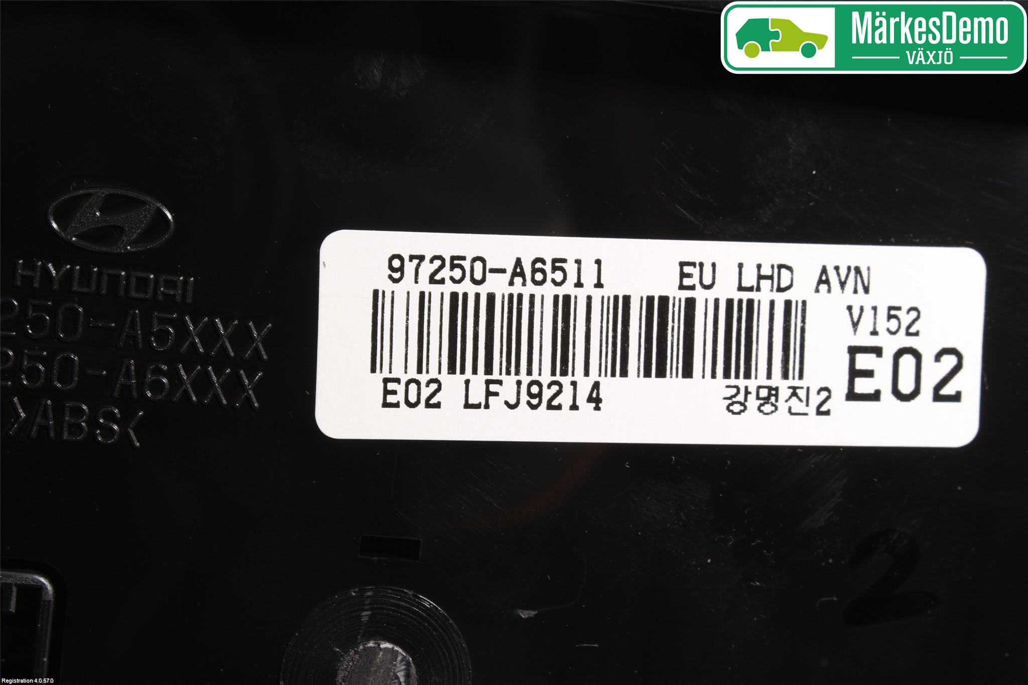 Hyundai i30 GD 13-17 Varme Ac Betjening-Display
