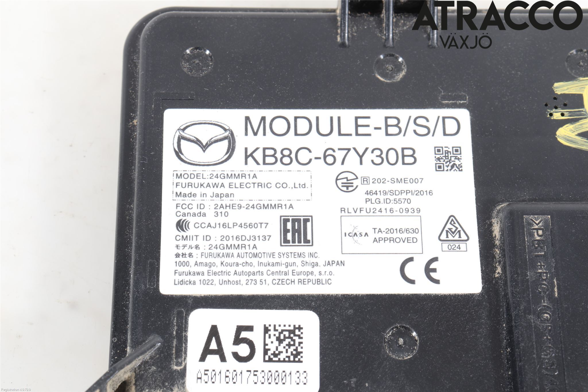 Mazda CX-5 17- Sensor Kollisjonsbeskyttelse