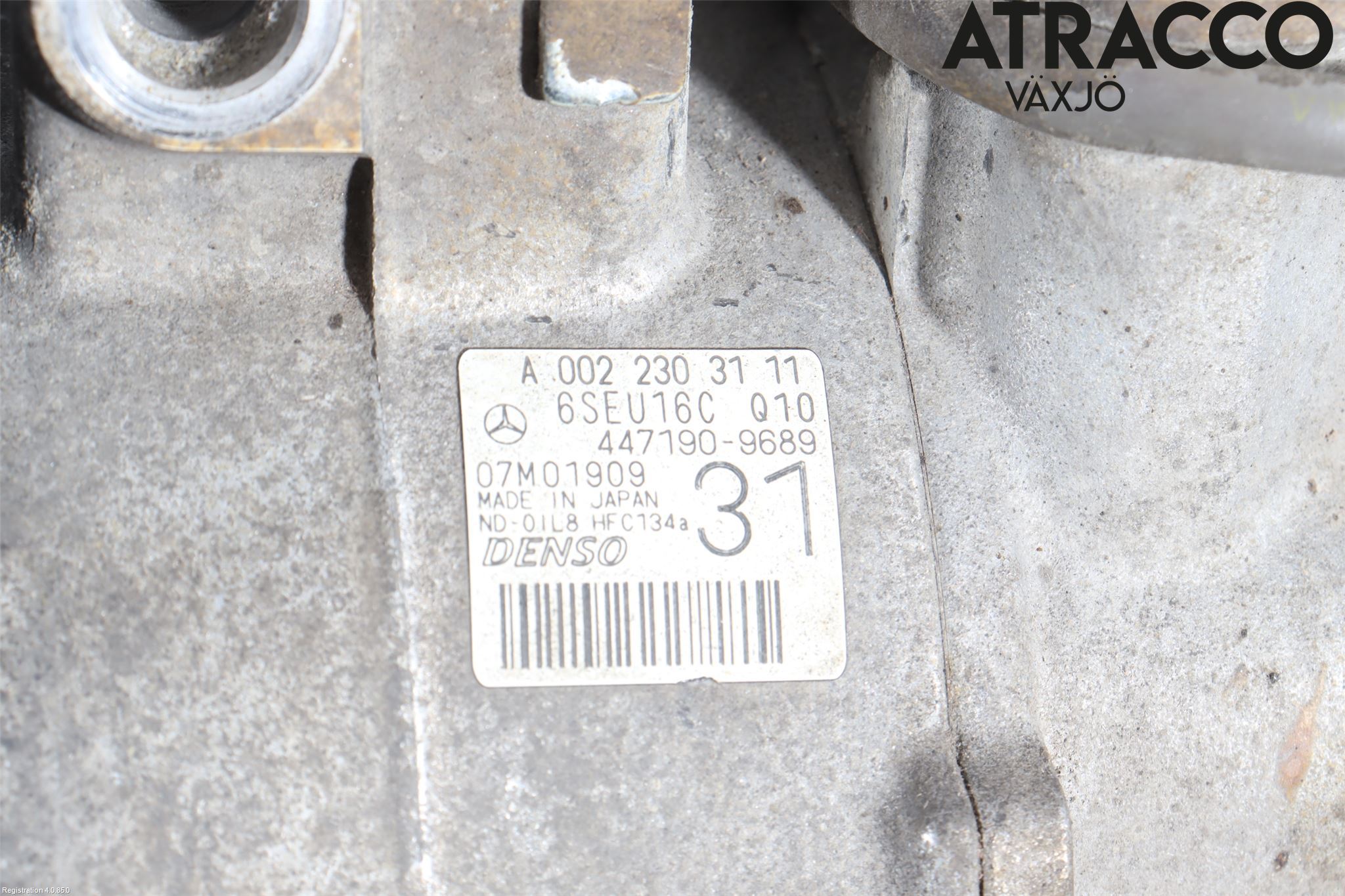 Mercedes-Benz MB E-KLASS (W212) 09-16 Varme Ac Kompressor