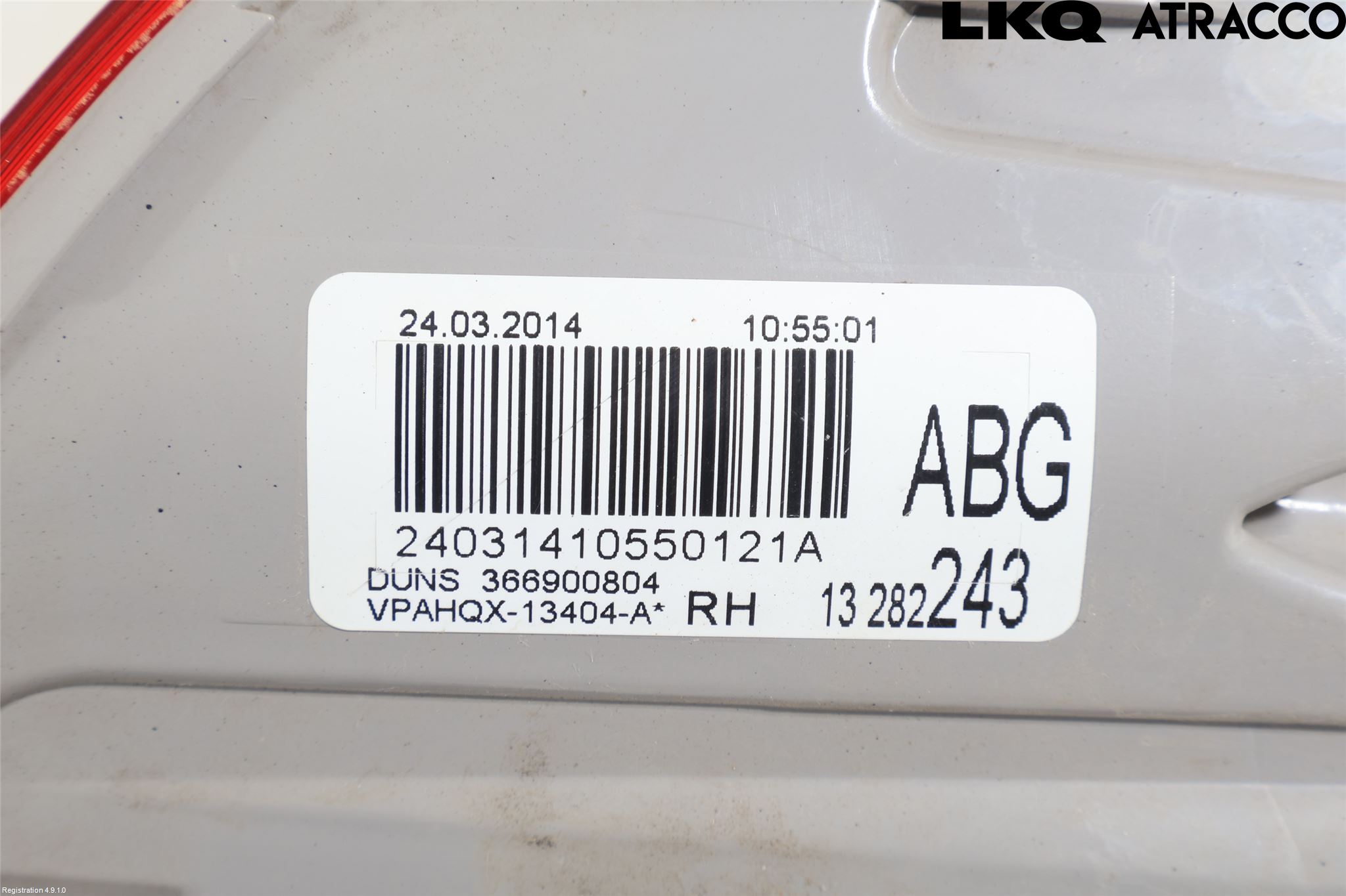 Opel ASTRA J 10-15 Baklykt Høyre