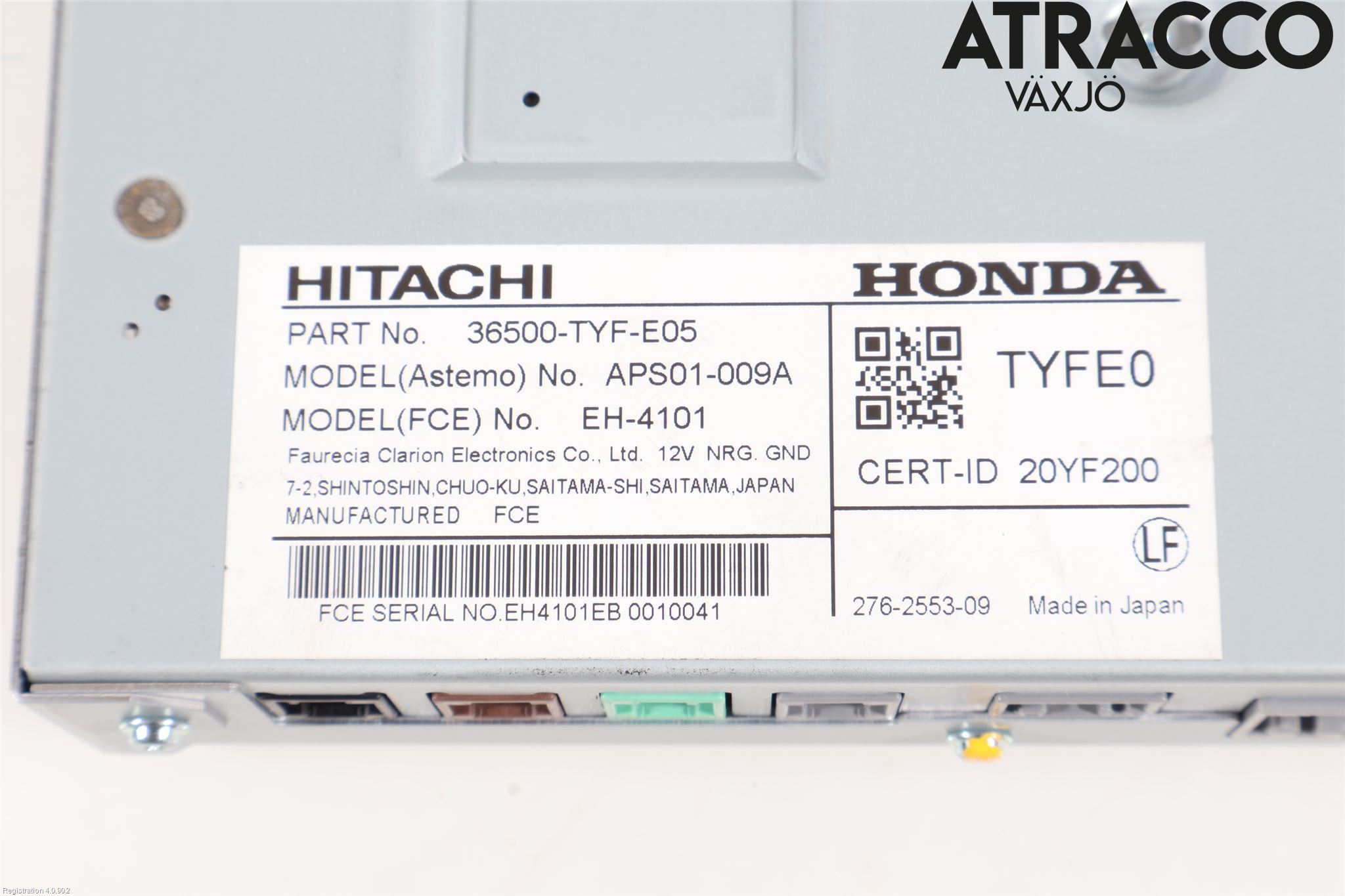 Honda E 20-23 Styreenhet Øvrig