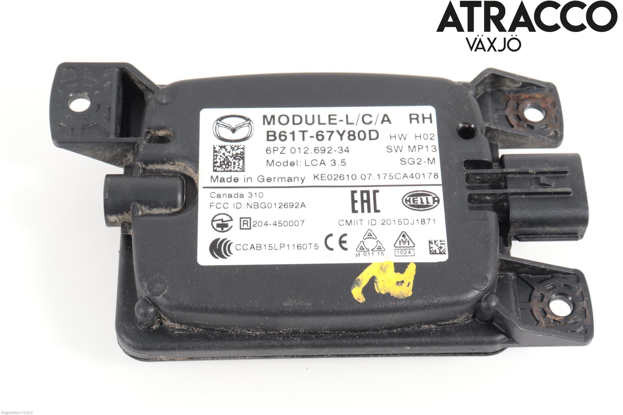 Mazda 3 III 14-19 Sensor Kollisjonsbeskyttelse