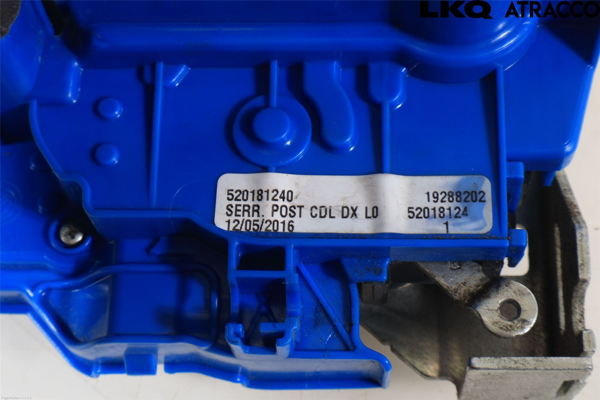 Fiat 500L 13-19 Dørlås - Låsekasse