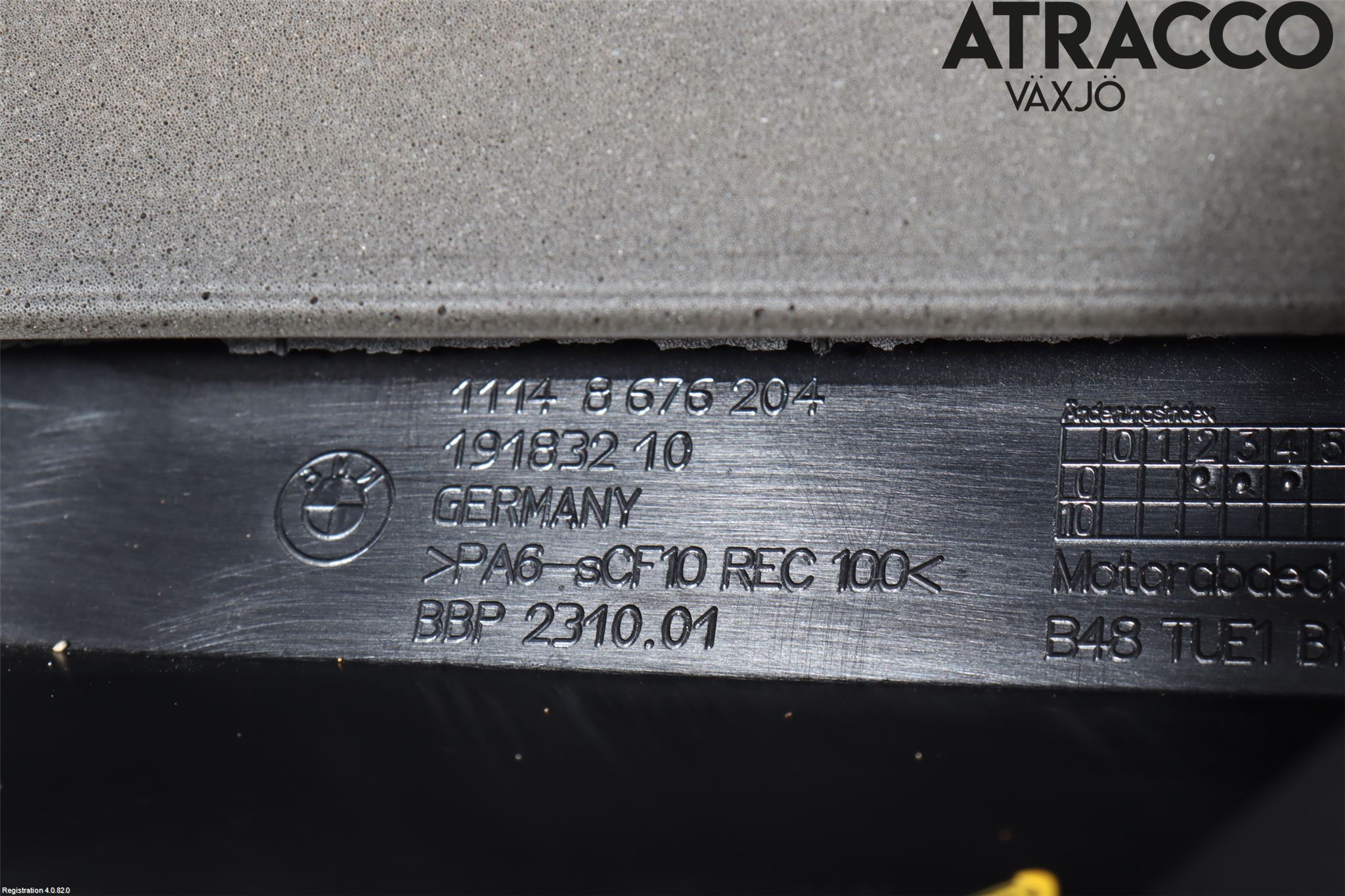 BMW 3 G20/G21/G80/G81 19- Motor Deksel Over Motor