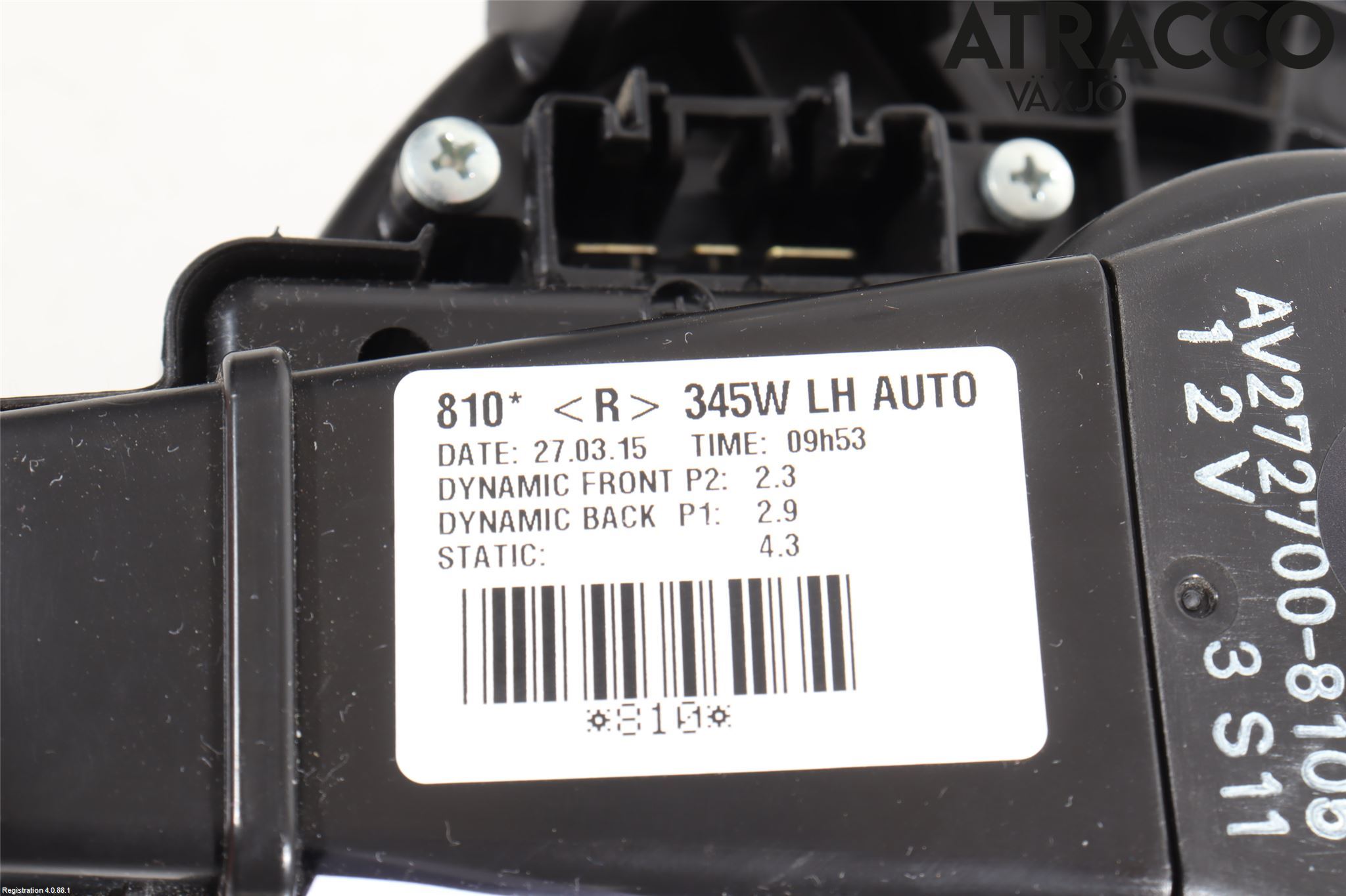 Toyota AVENSIS 09-15 Varmeapparat Viftemotor