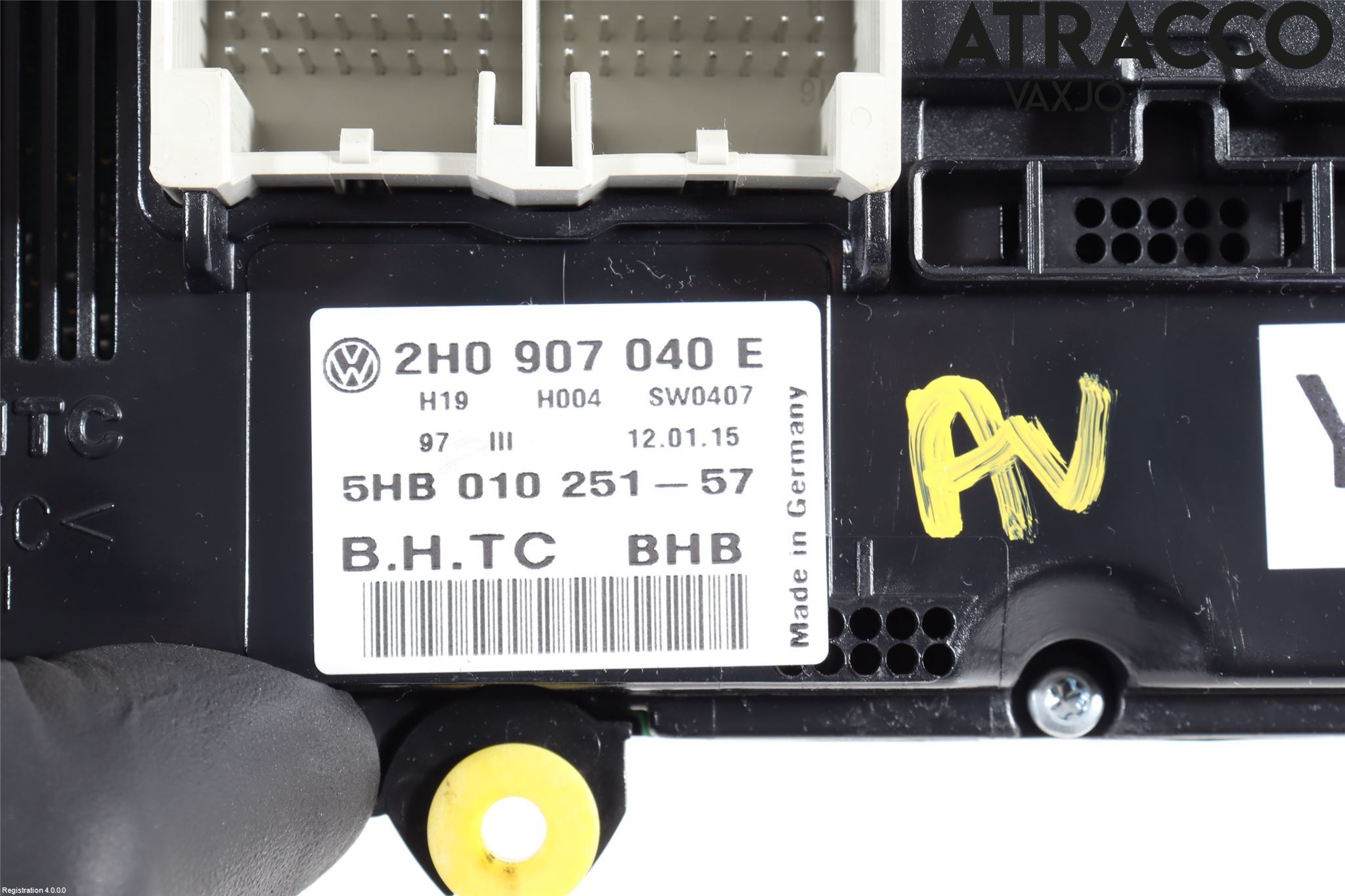 Volkswagen VW AMAROK 2H 10-22 Varme Ac Betjening-Display
