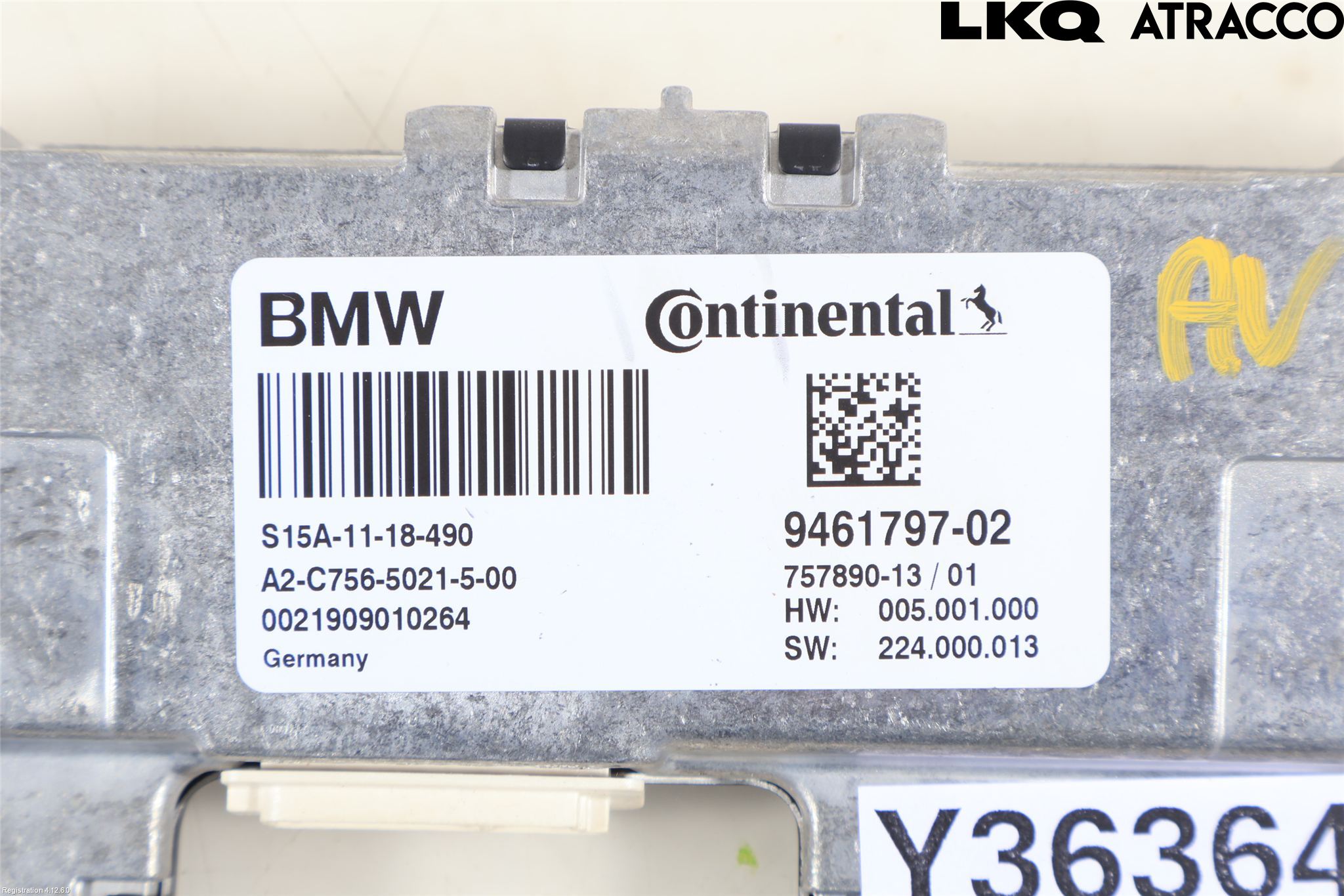 BMW 5 G30/G31/F90 17-23 Parkeringshjelp Kamera
