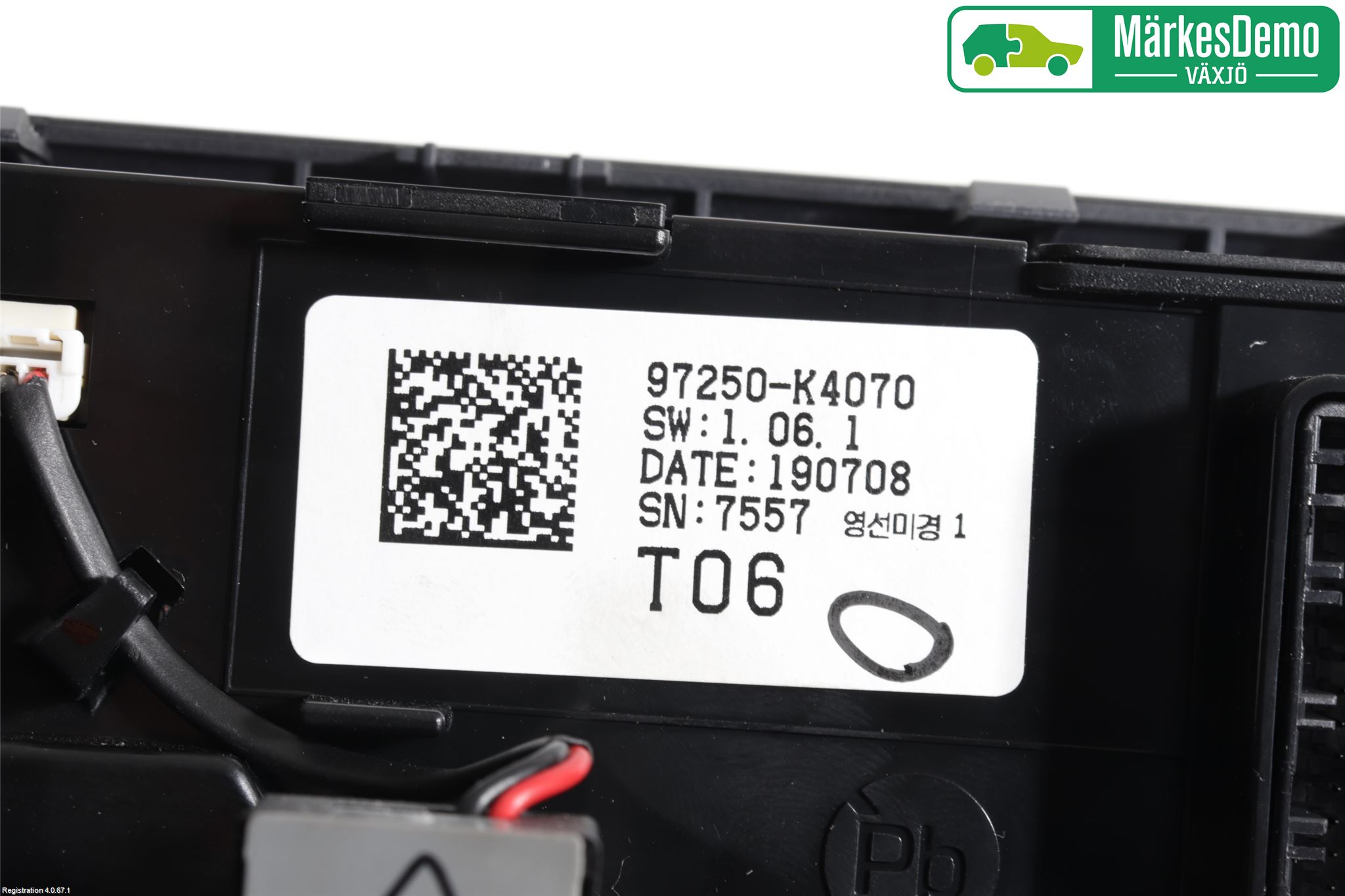 Hyundai KONA/ELECTRIC OS 18-23 Varme Ac Betjening-Display