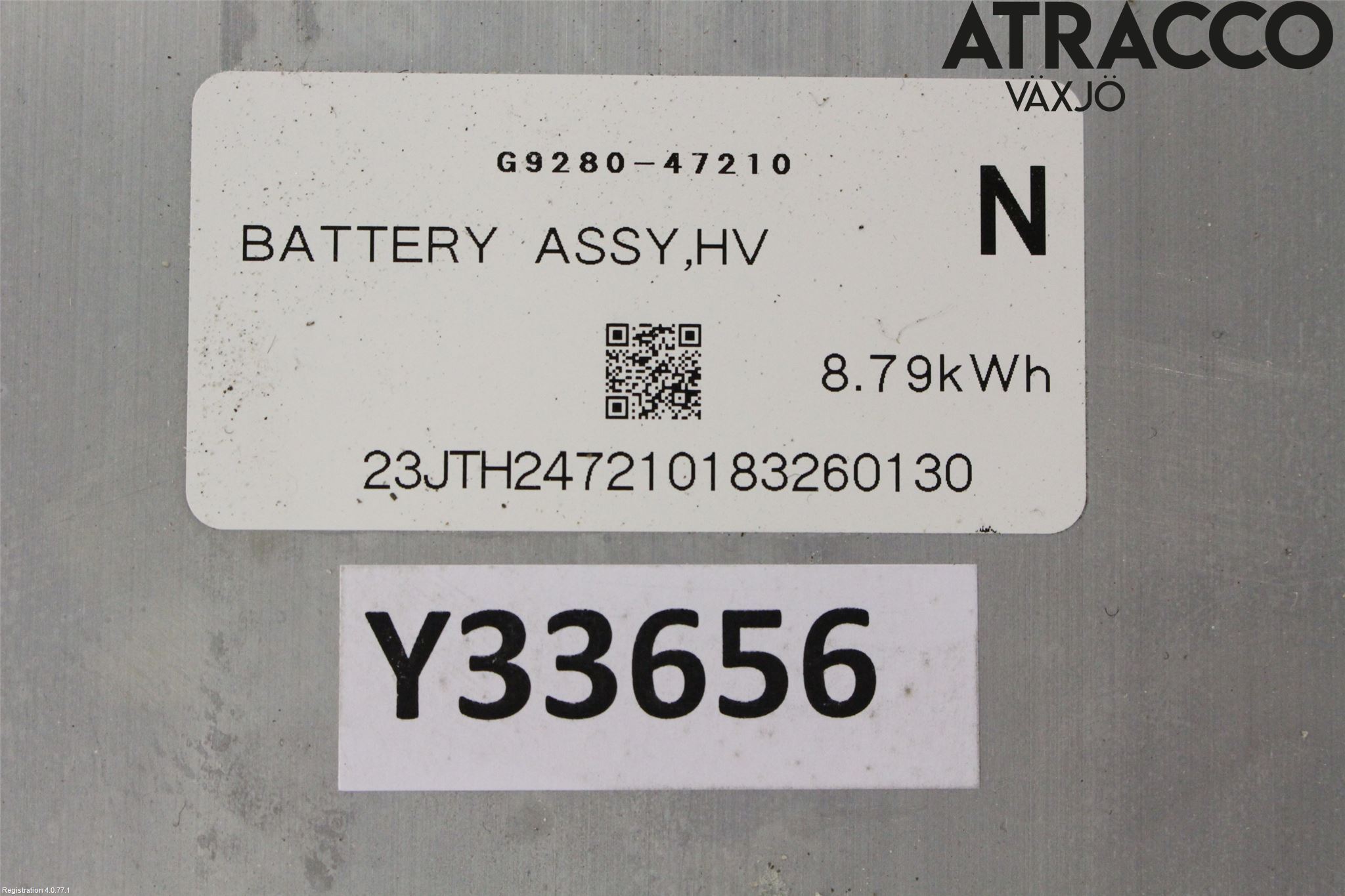 Toyota PRIUS (ZVW50) 16-21 Hybrid Batteri