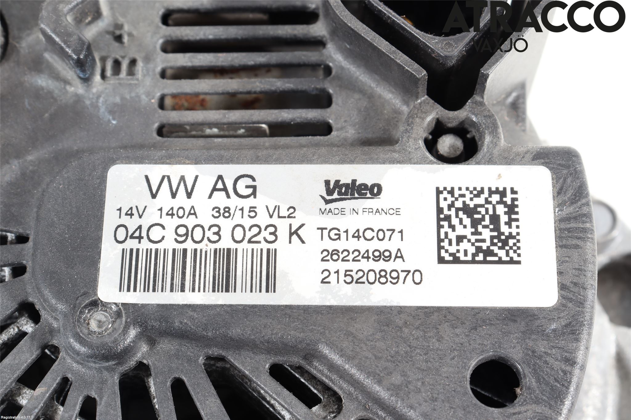 Volkswagen VW GOLF / E-GOLF VII 13-20 Dynamo