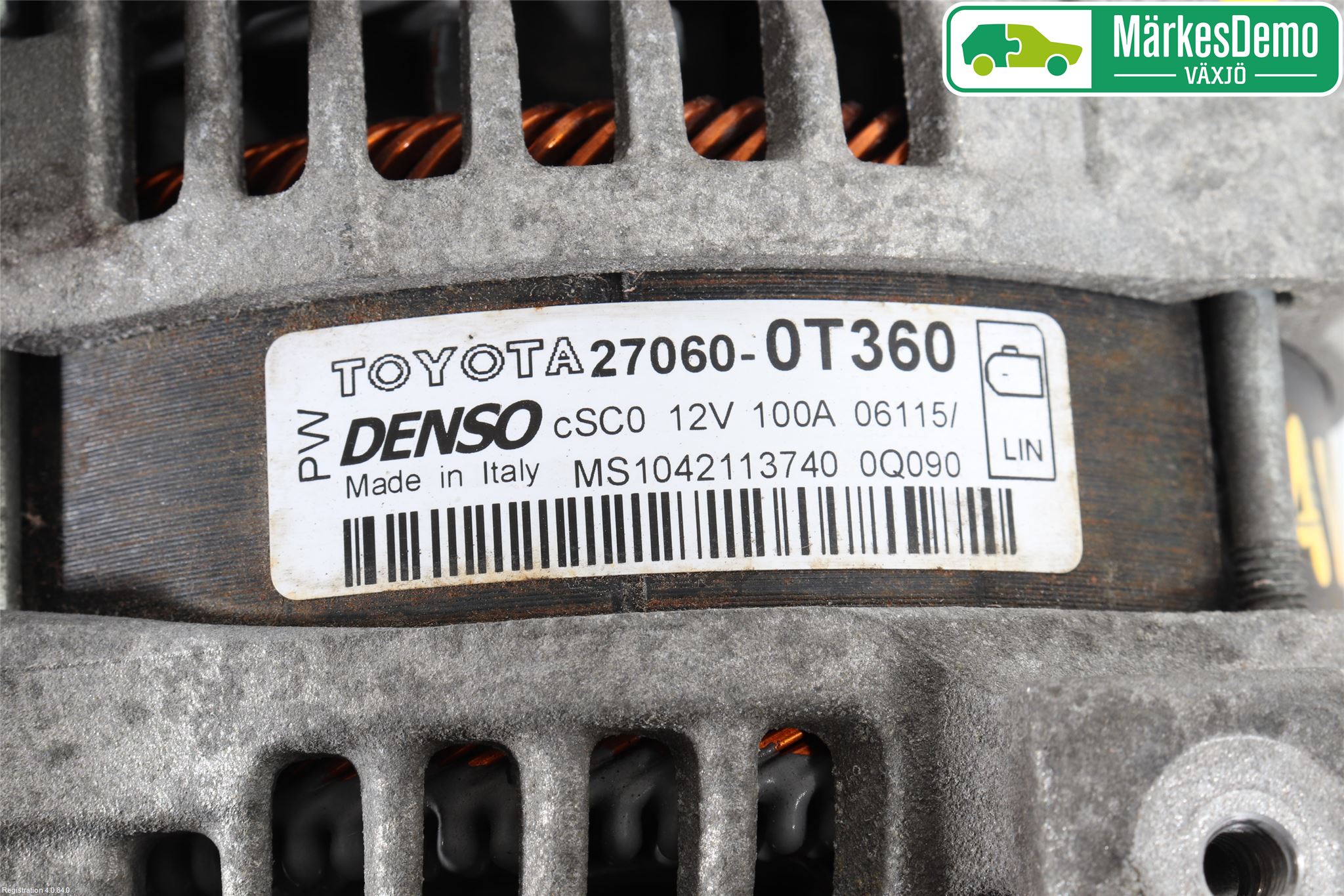 Toyota VERSO 09-18 Dynamo