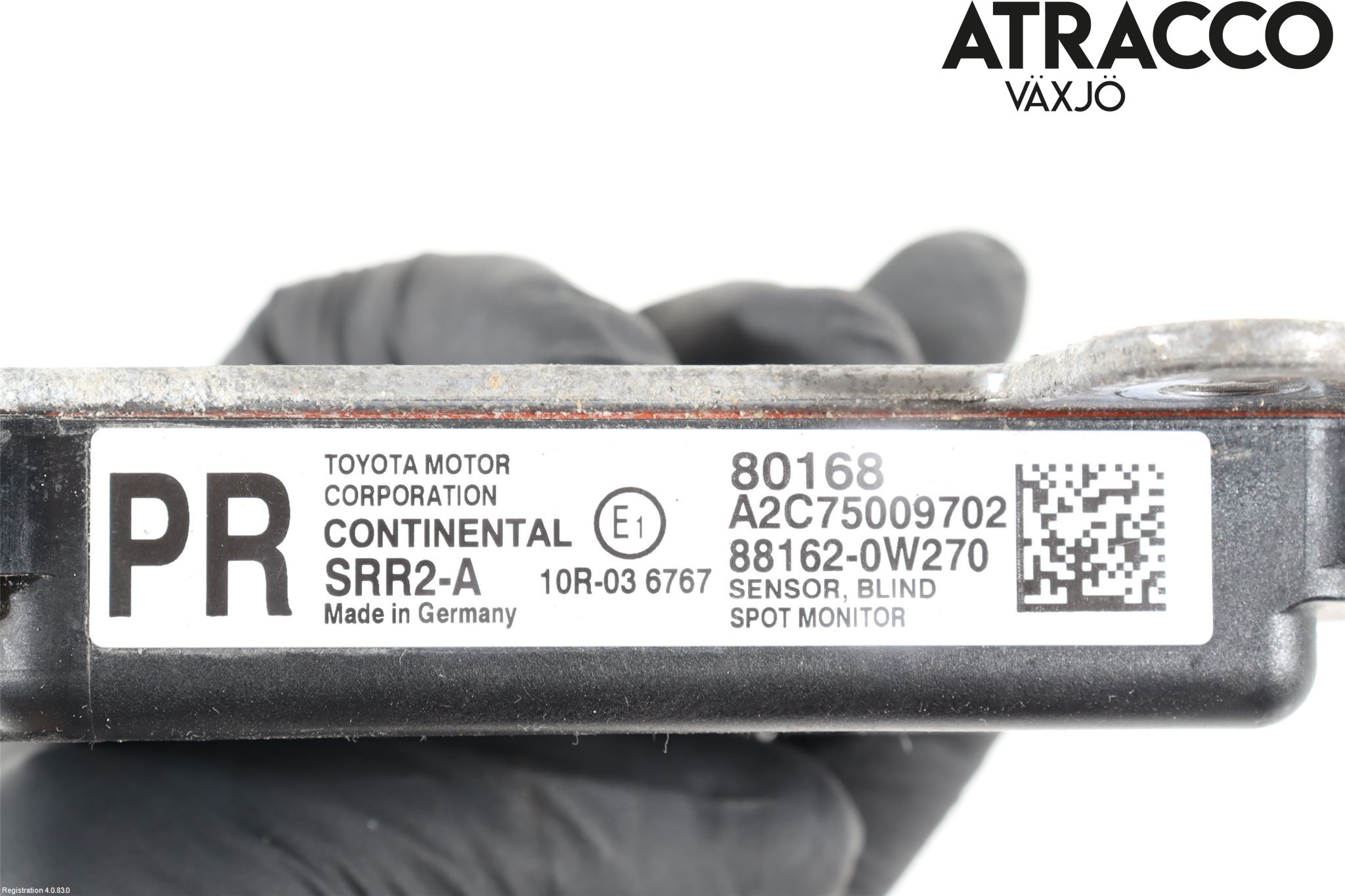 Toyota PRIUS (ZVW50) 16-21 Sensor Kollisjonsbeskyttelse