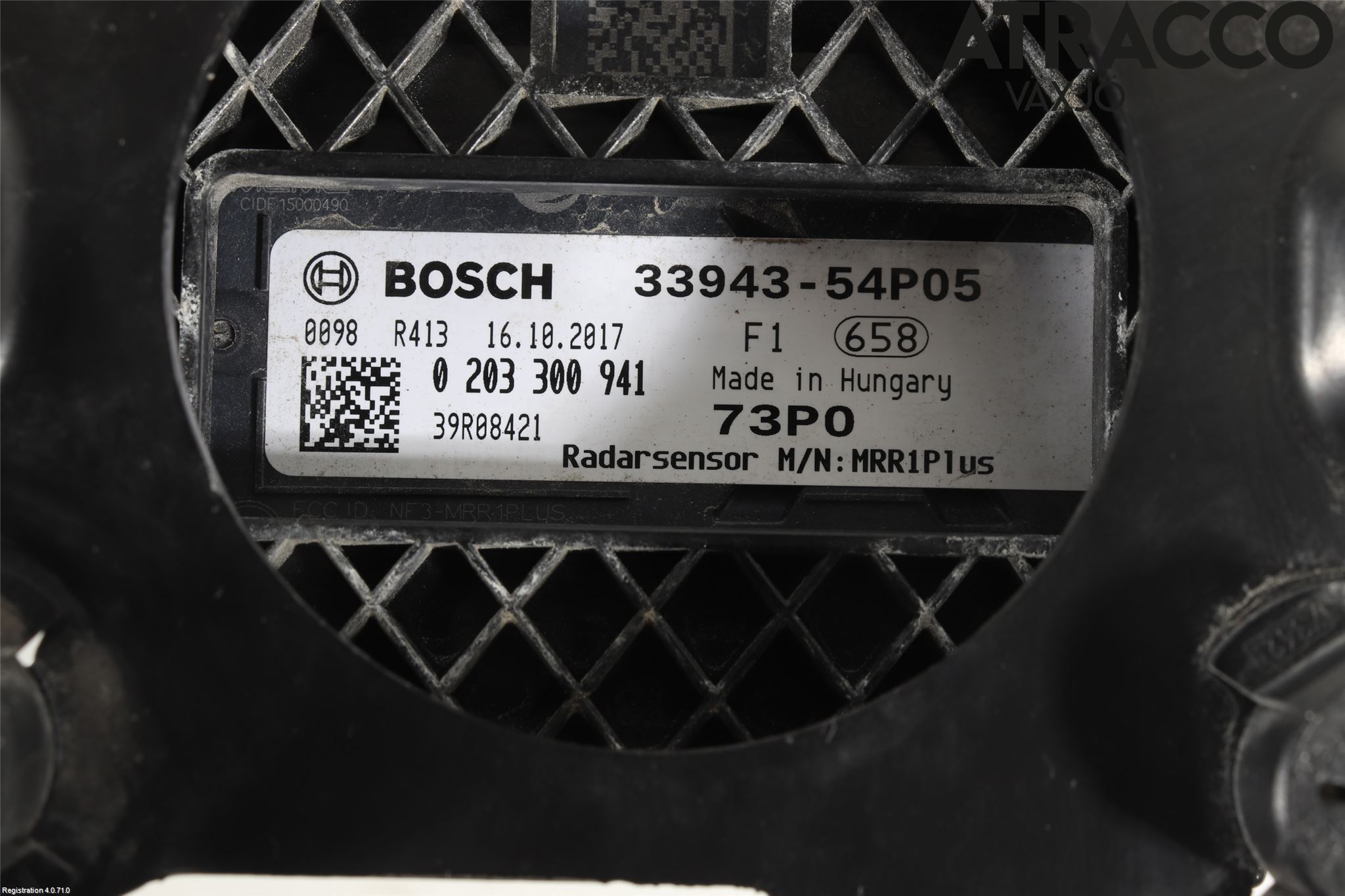 Suzuki VITARA 15- Sensor Kollisjonsbeskyttelse