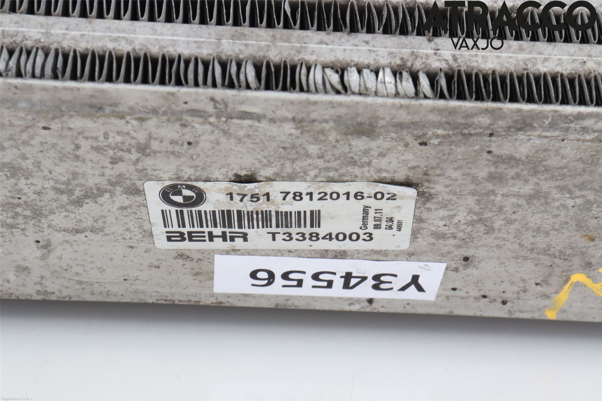 BMW 5 F10/F11/F18 09-17 Intercooler Radiator