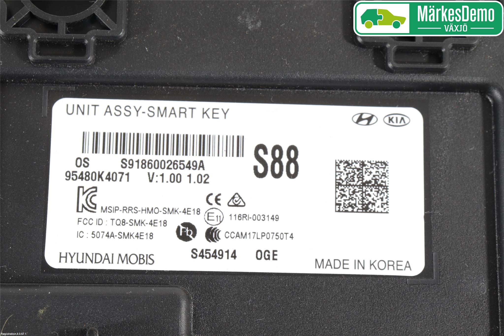 Hyundai KONA/ELECTRIC OS 18-23 Styreenhet Sentrallås