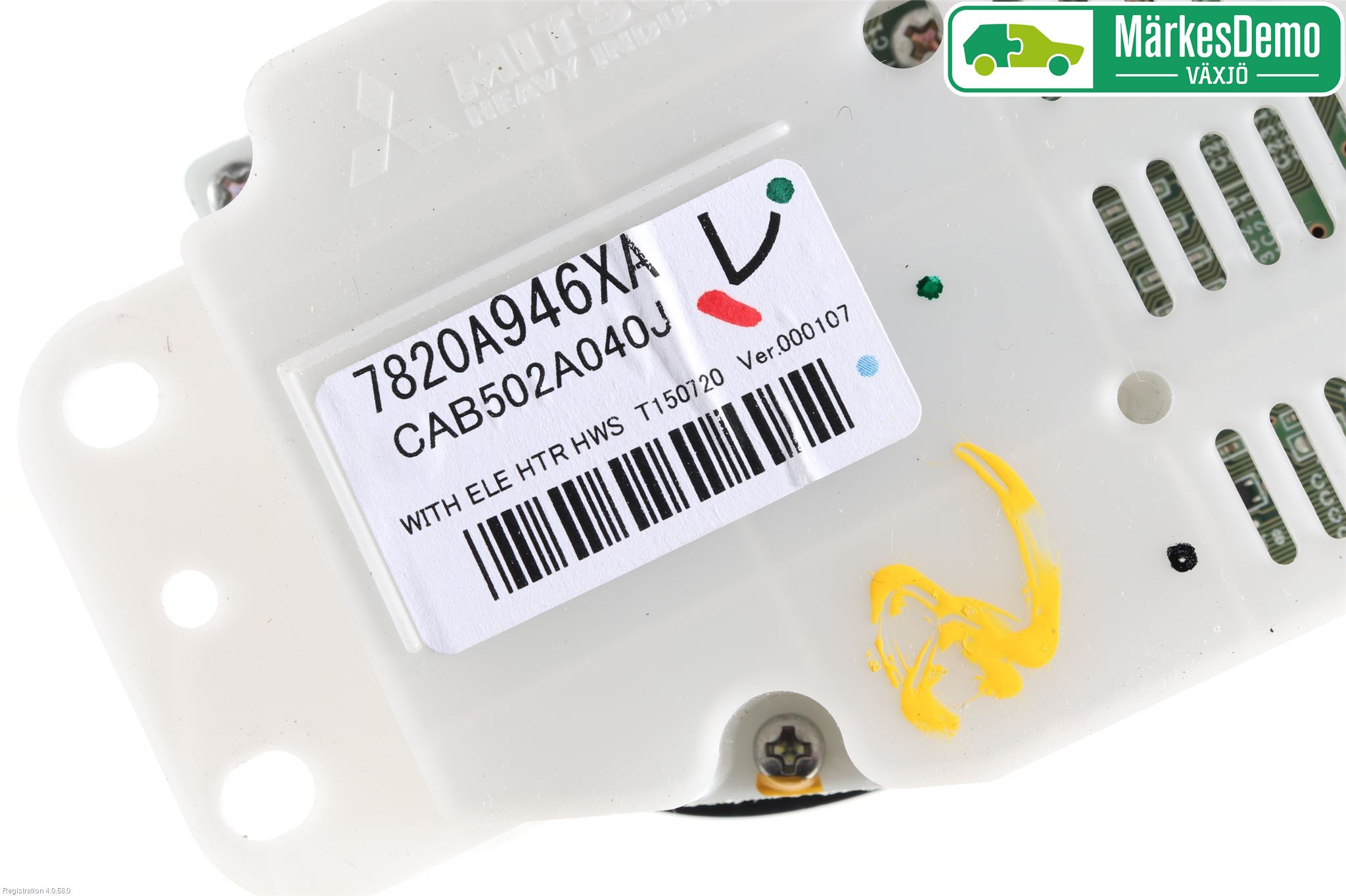 Mitsubishi OUTLANDER 13-21 Varme Ac Betjening-Display