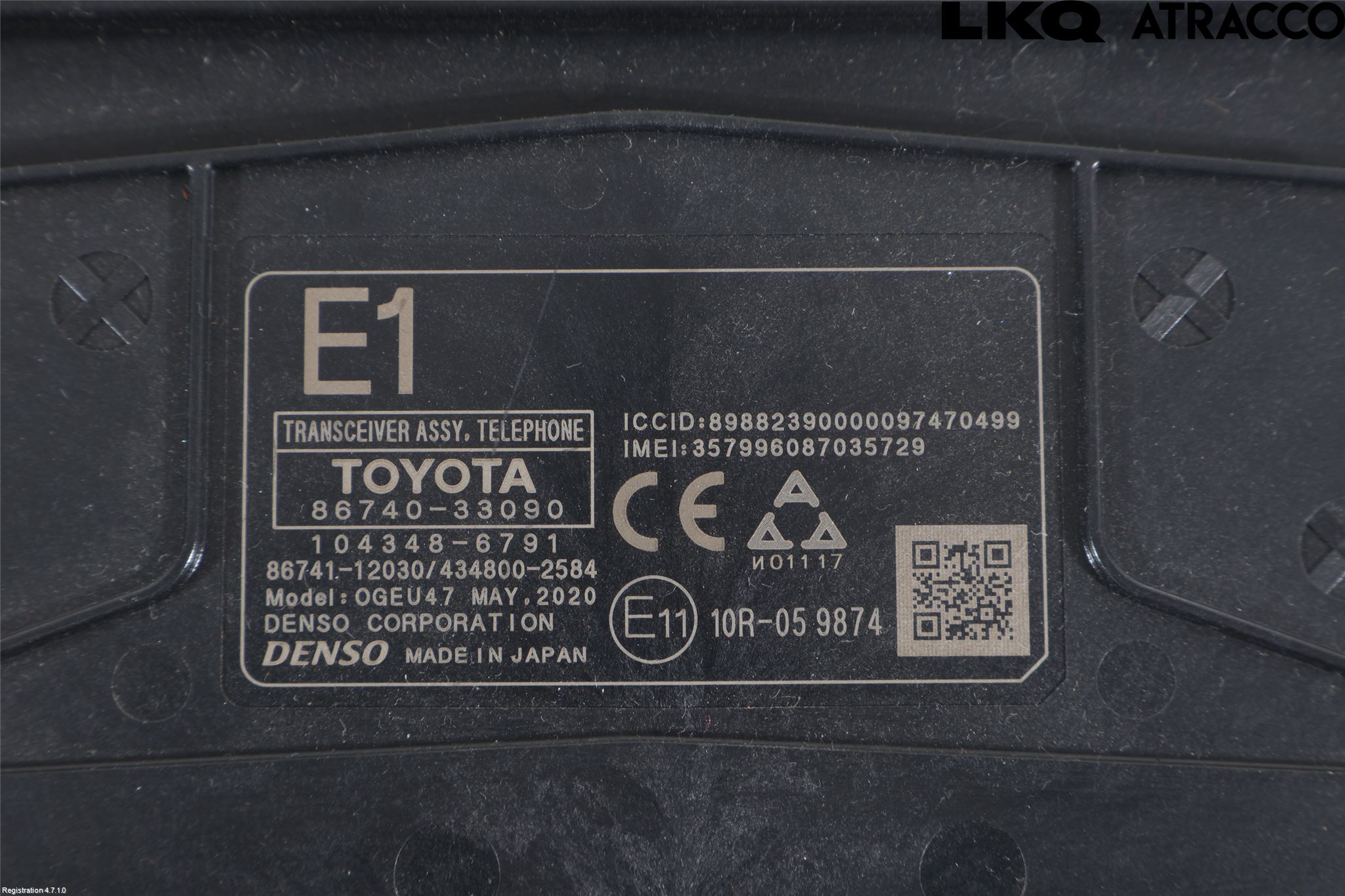 Toyota CAMRY 19-24 Styreenhet Øvrig