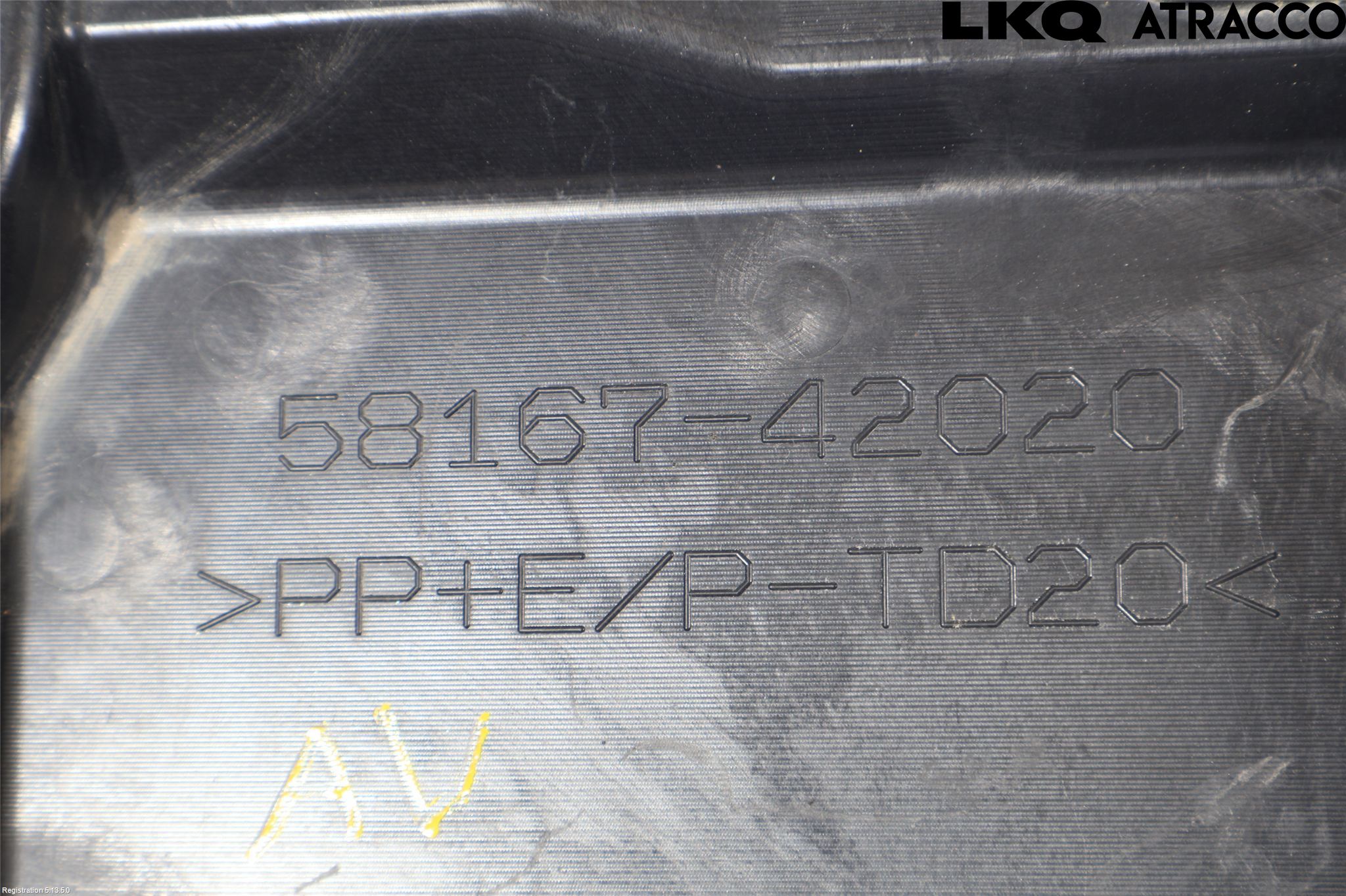 Lexus RZ 23- Bunnplate U Motor-Gear-Dørk