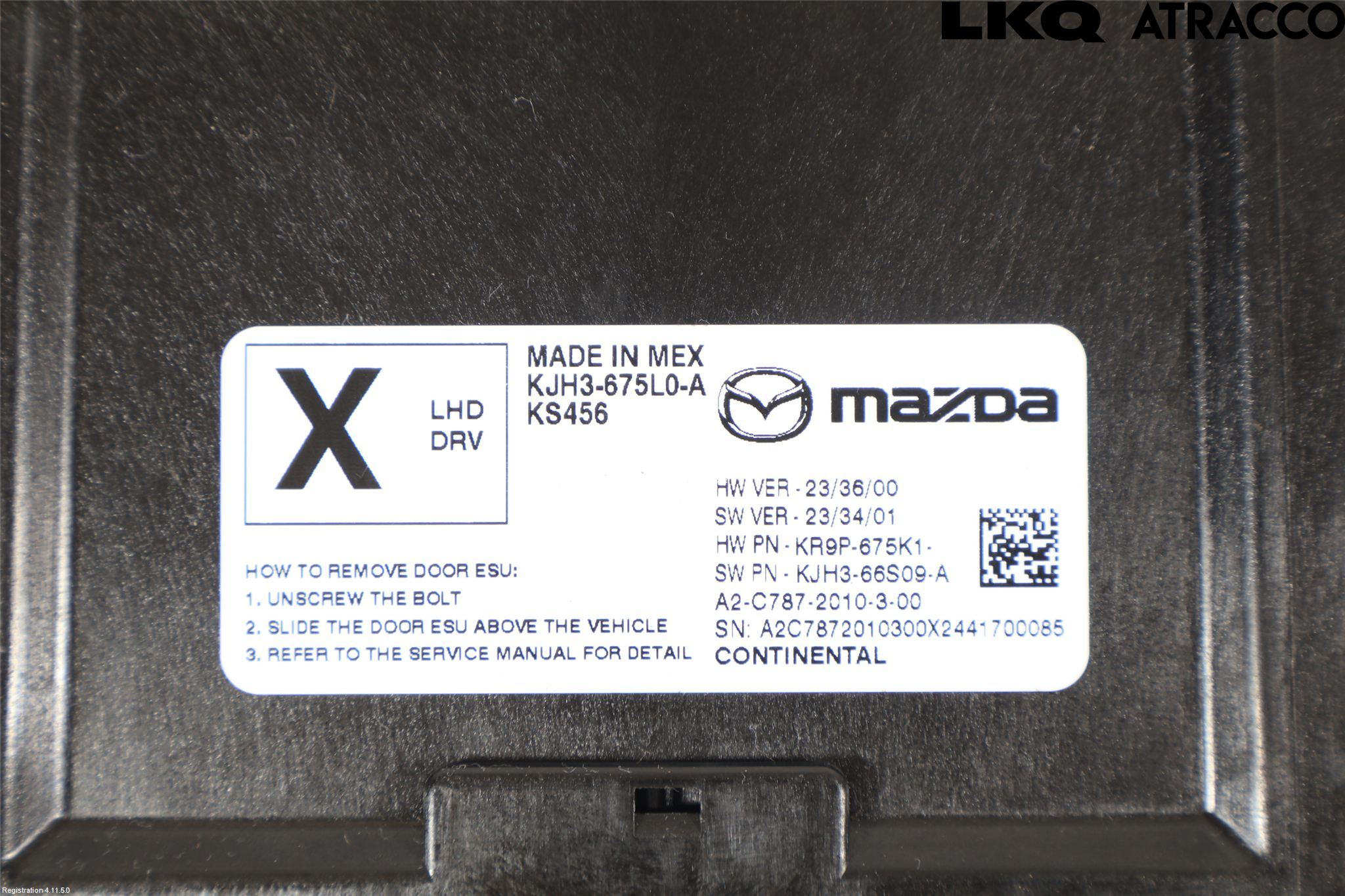 Mazda CX-80 24- Styreenhet Øvrig