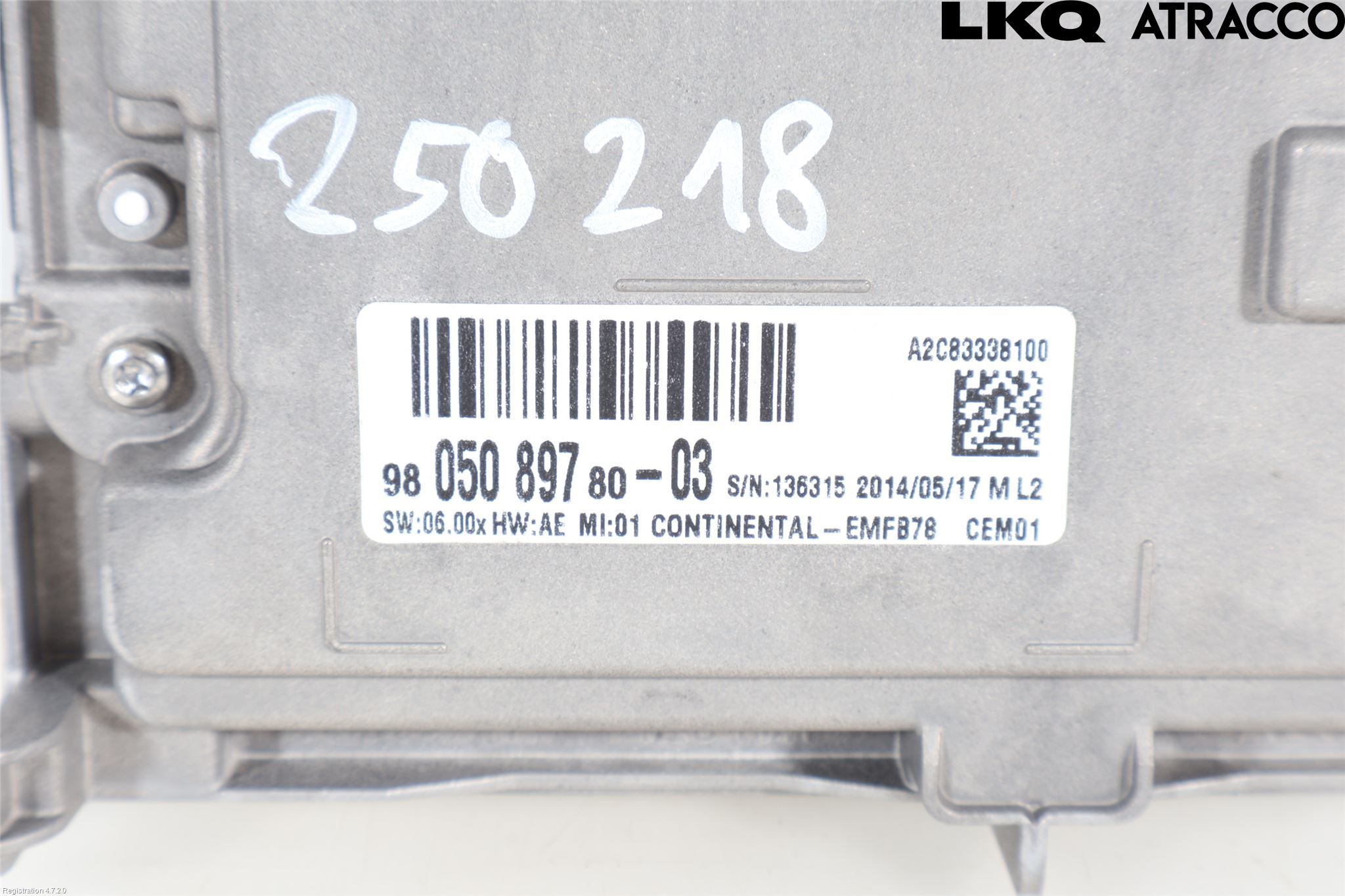 Citroen C4 GRAND PICASSO 14-18 Kjørecomputer