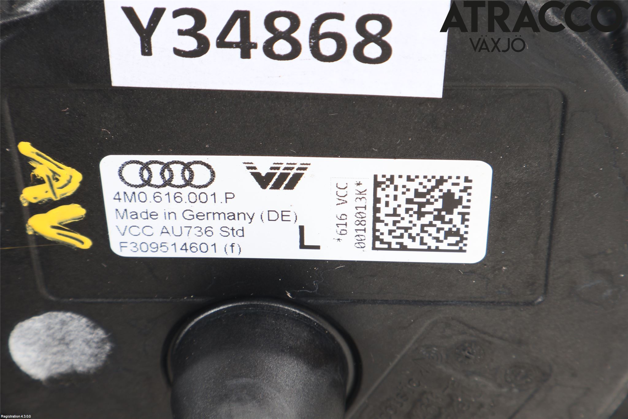 Audi Q7/SQ7 Nivåreg Belg - Luftpute