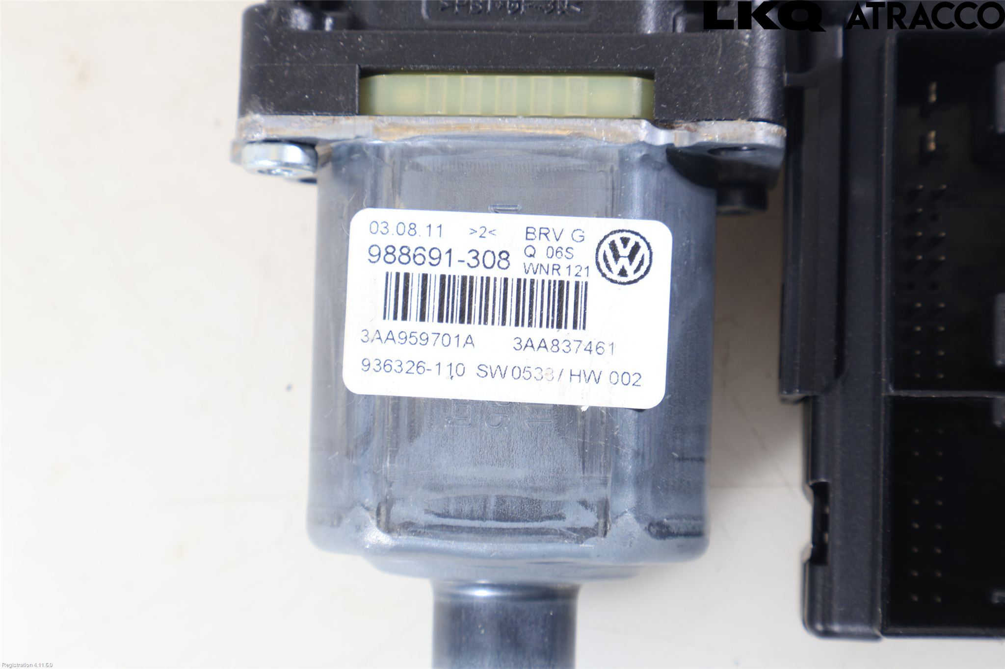 Volkswagen VW PASSAT 11-14 Vindusheismotor