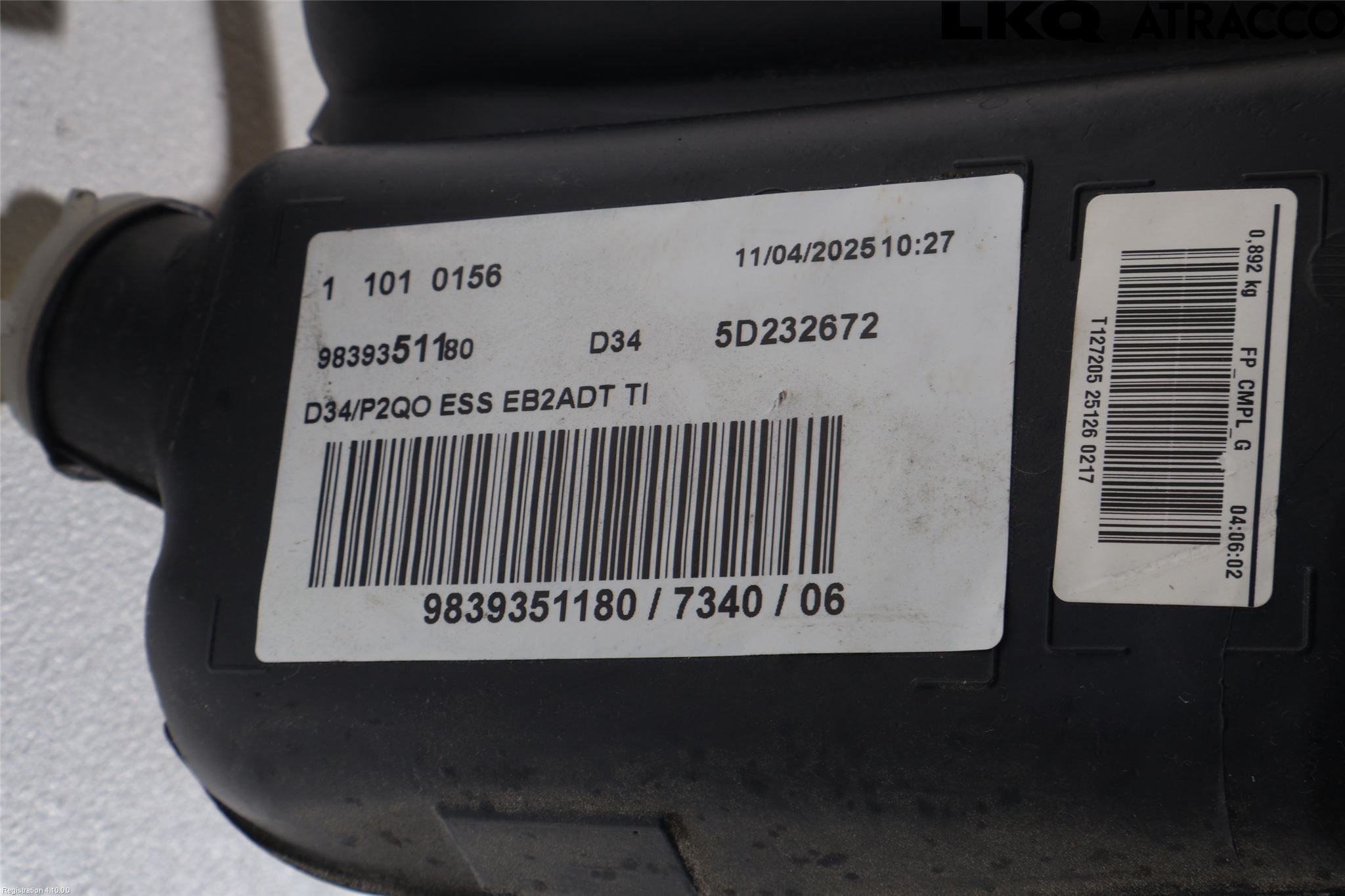 Opel MOKKA 21- Drivstofftank Innsprøytning
