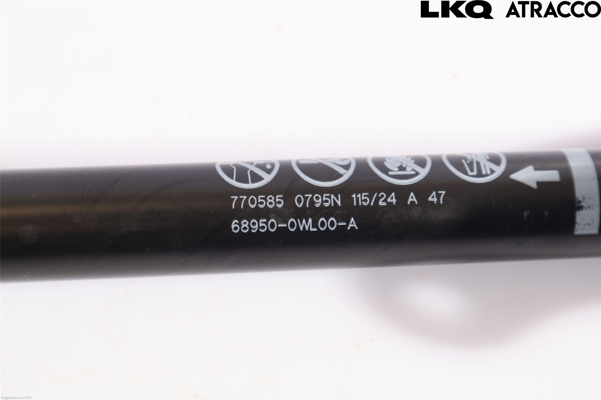 Toyota bZ4X EA10 22- Bakluke Demper-Gassfjær