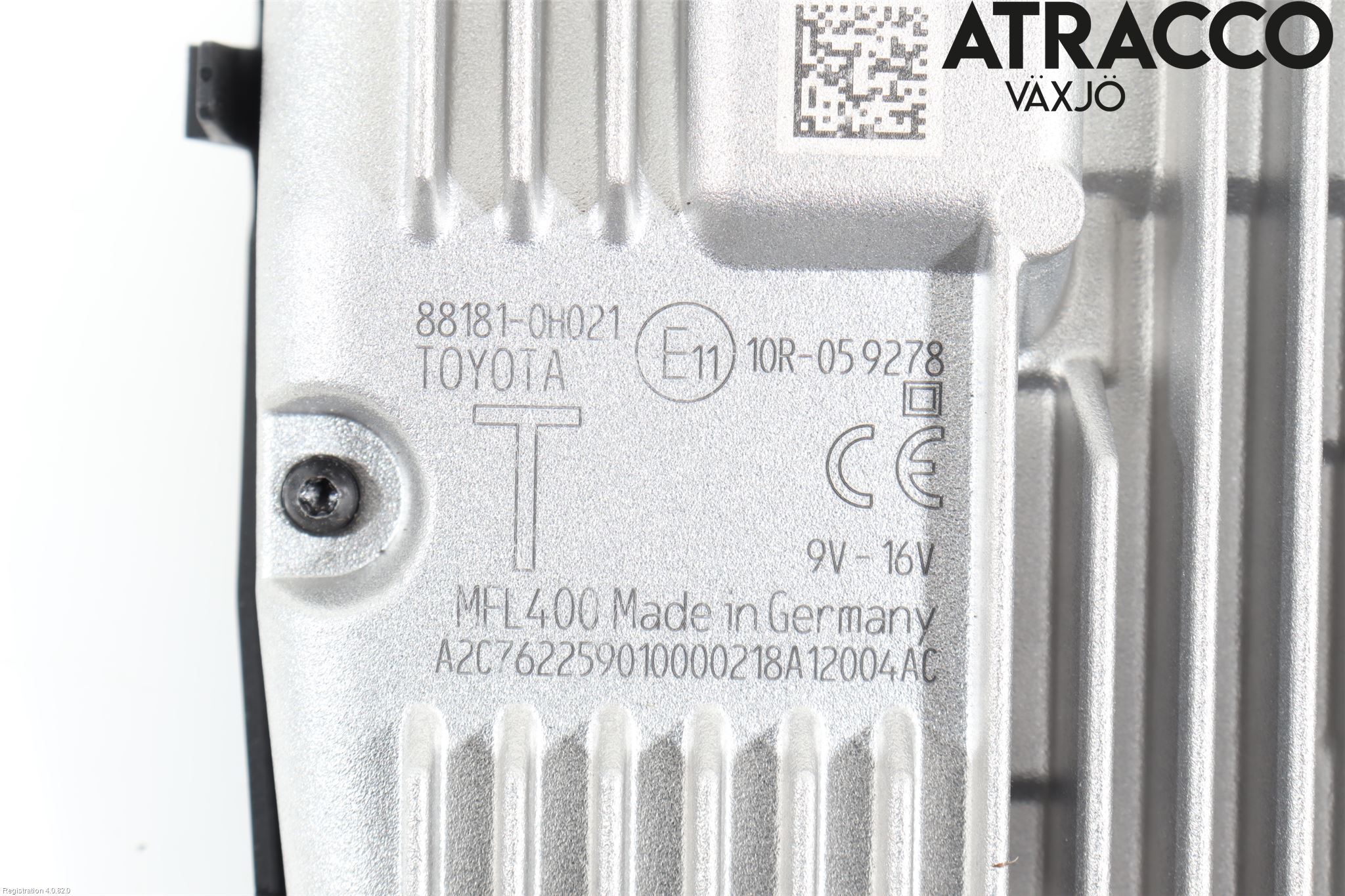 Toyota AYGO 15-21 Sensor Kollisjonsbeskyttelse