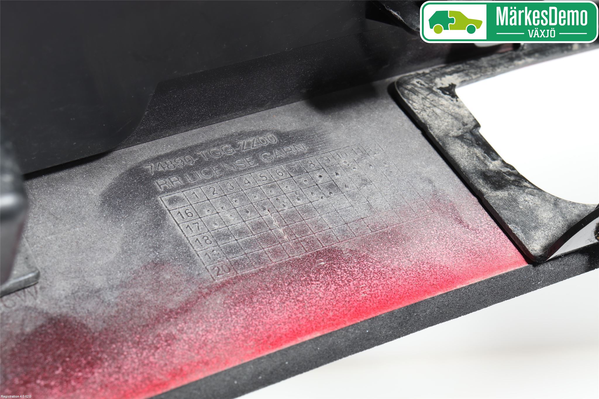 Honda CIVIC 17-22 Refleksplate - Skiltplate