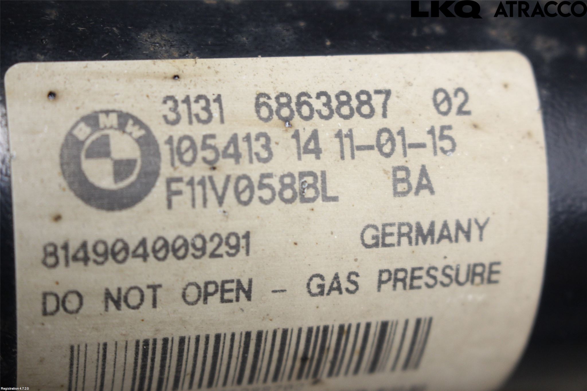 BMW 5 F10/F11/F18 09-17 Fjærbein Foran Venstre