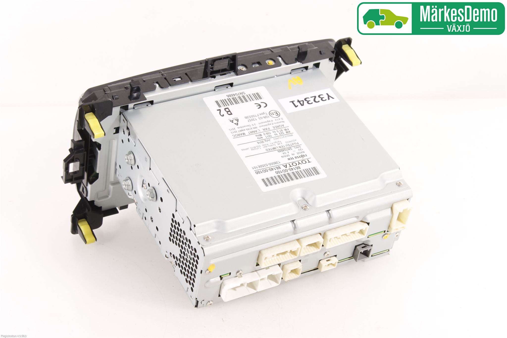 Toyota YARIS XP130 15-20 Stereo Radio Med Cd