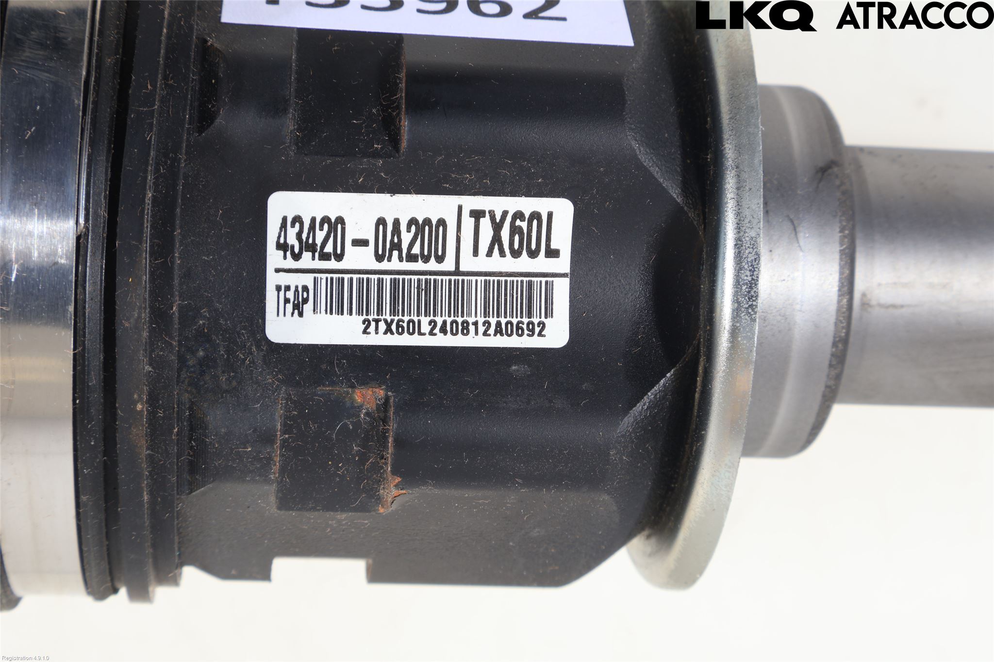 Toyota COROLLA CROSS XG10 22- Drivaksel Foran Kompl Venstre