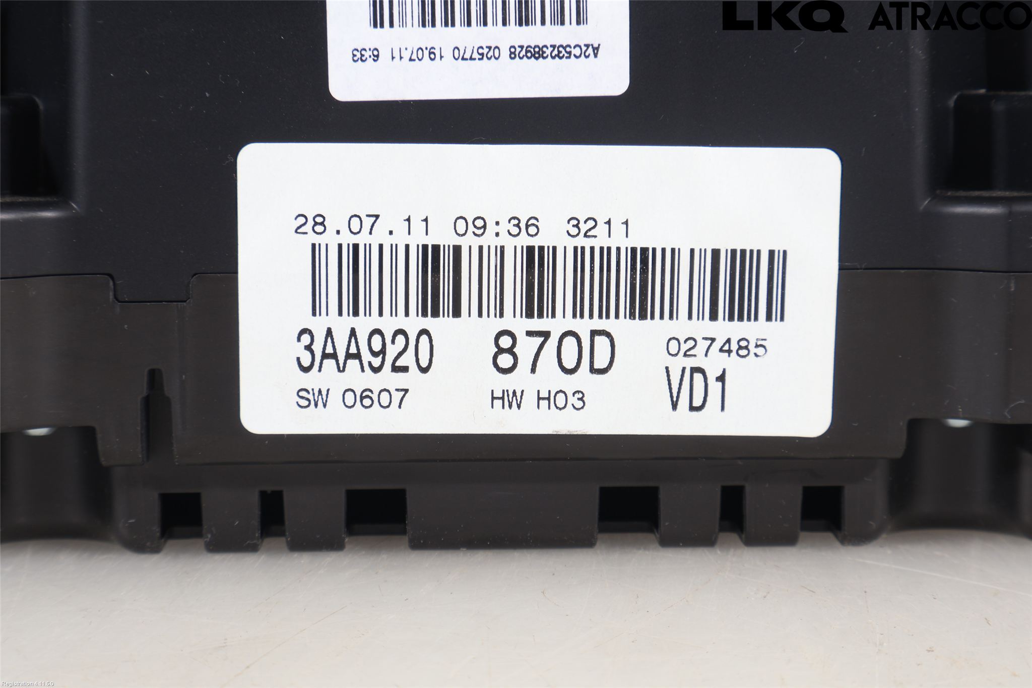 Volkswagen VW PASSAT 11-14 Instr Kombinert