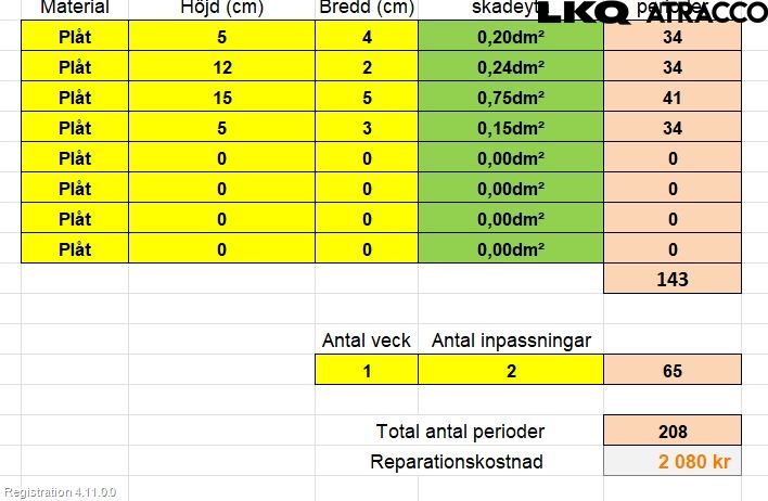 Audi A4/S4 08-11 Dør 4D Foran Høyre