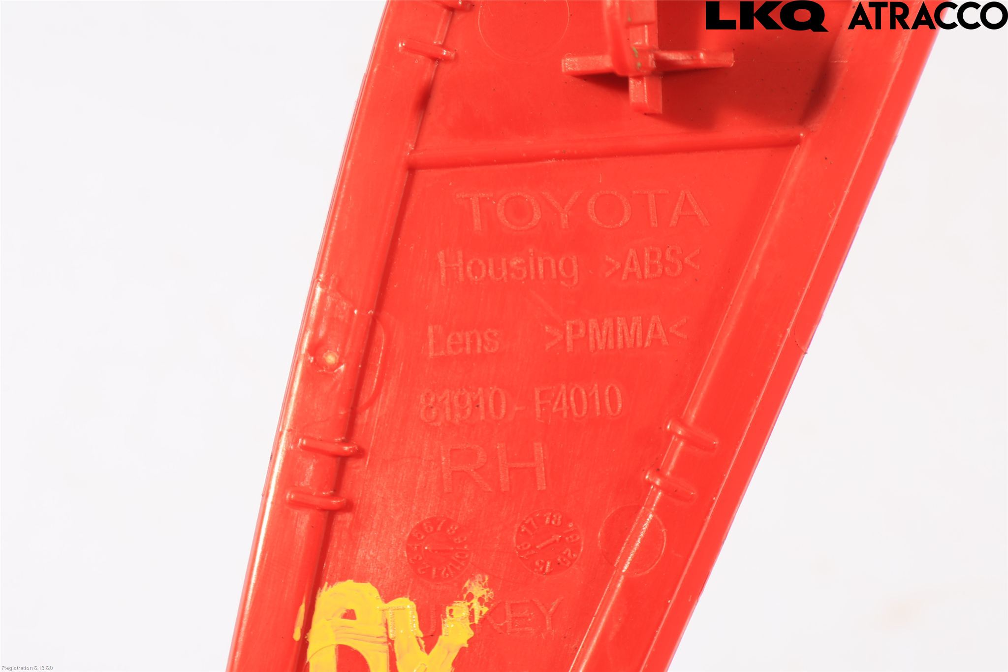 Toyota C-HR 16-23 Refleks Bak