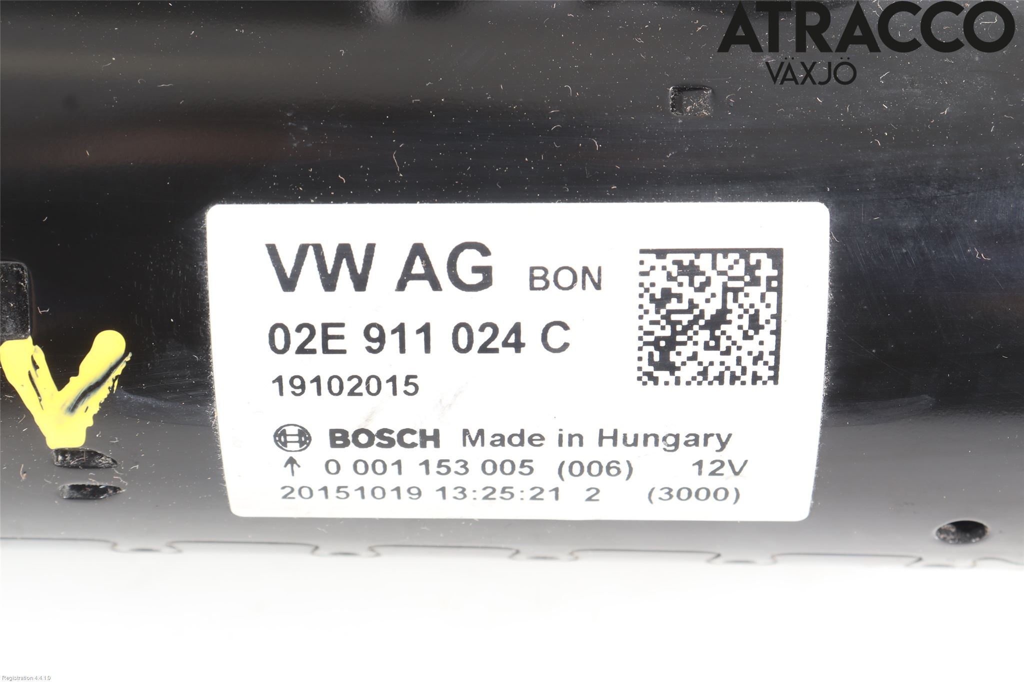 Volkswagen VW TIGUAN 07-16 Startmotor Diesel