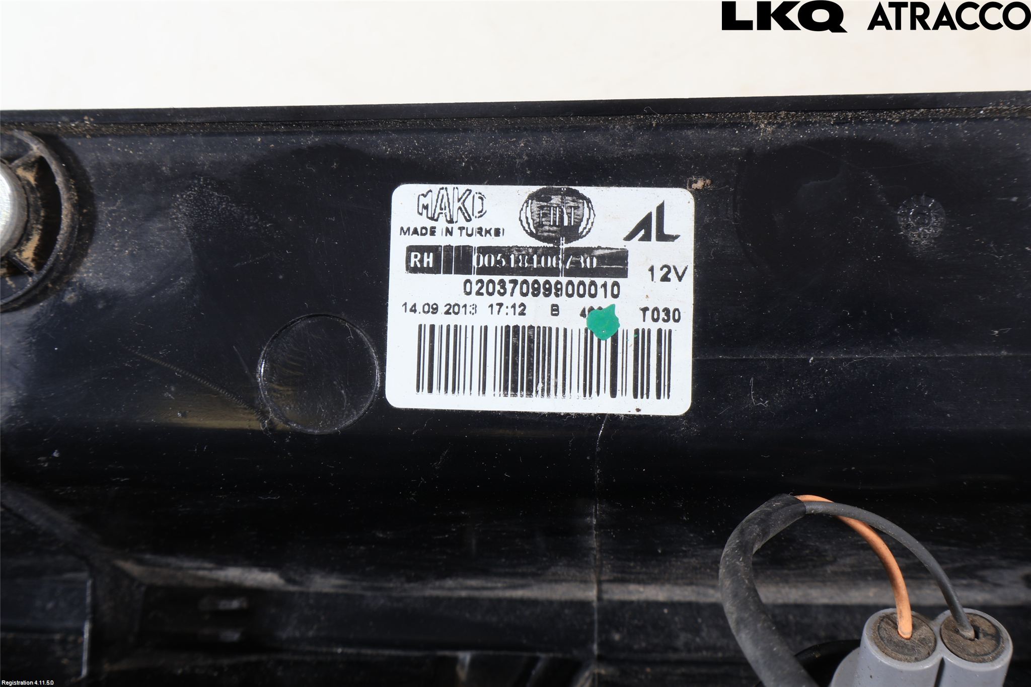 Fiat DOBLO CARGO Baklykt Høyre