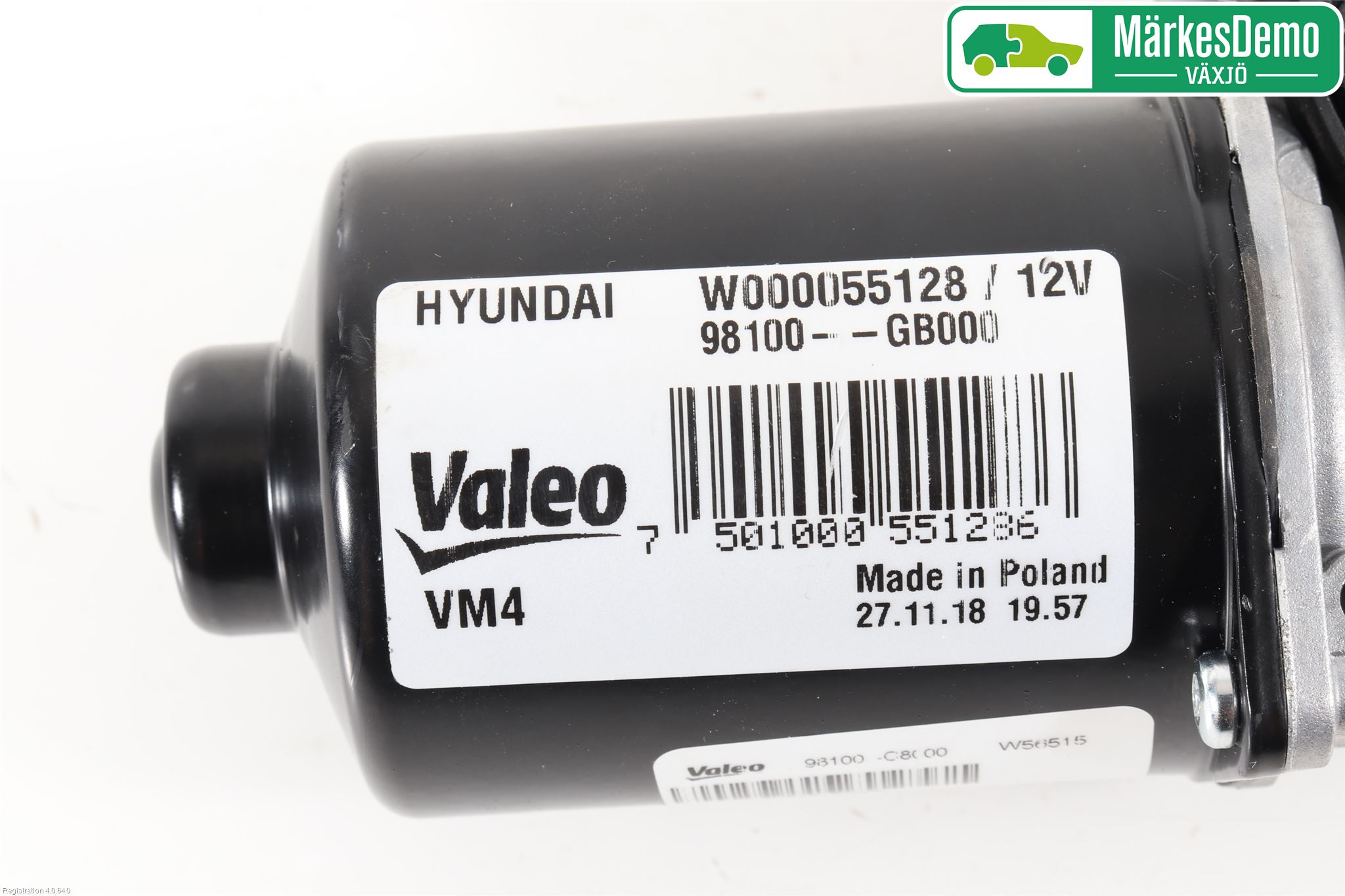 Hyundai i20 GB 15-20 Viskermotor Frontrute