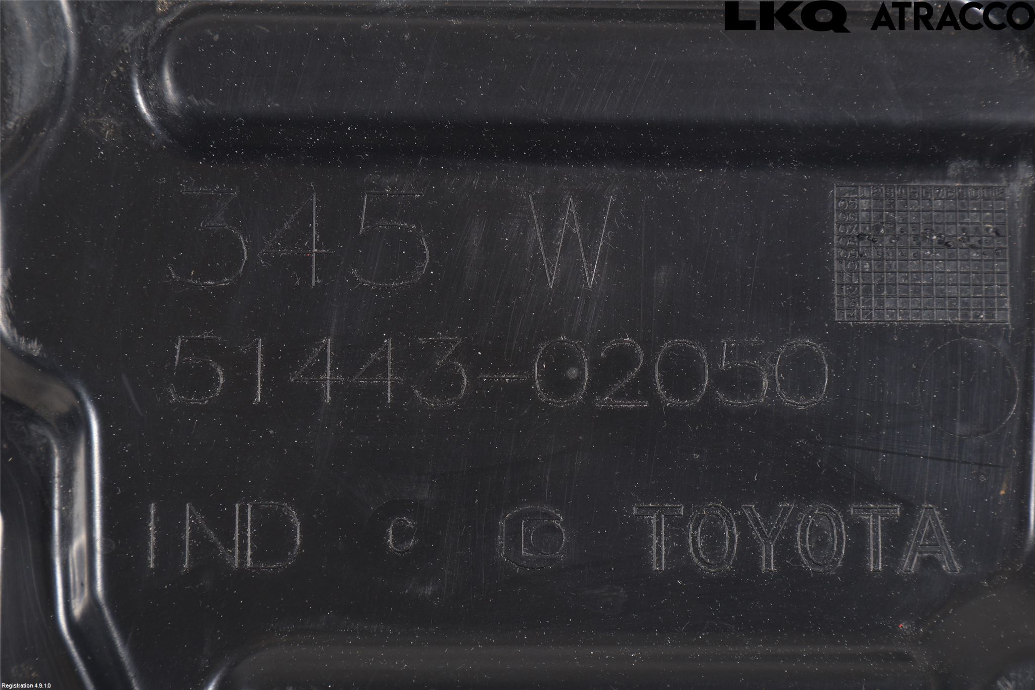 Toyota AVENSIS 09-15 Bunnplate U Motor-Gear-Dørk