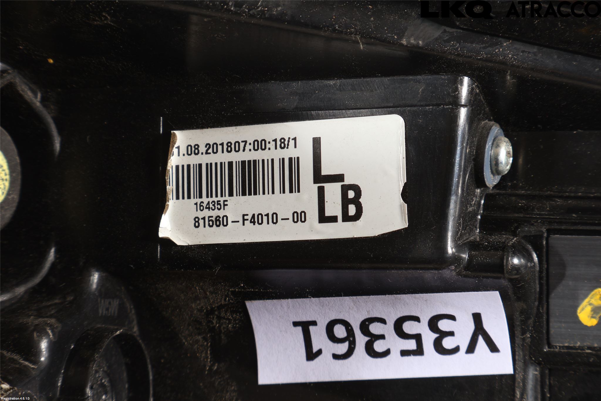 Toyota C-HR 16-23 Baklykt Venstre