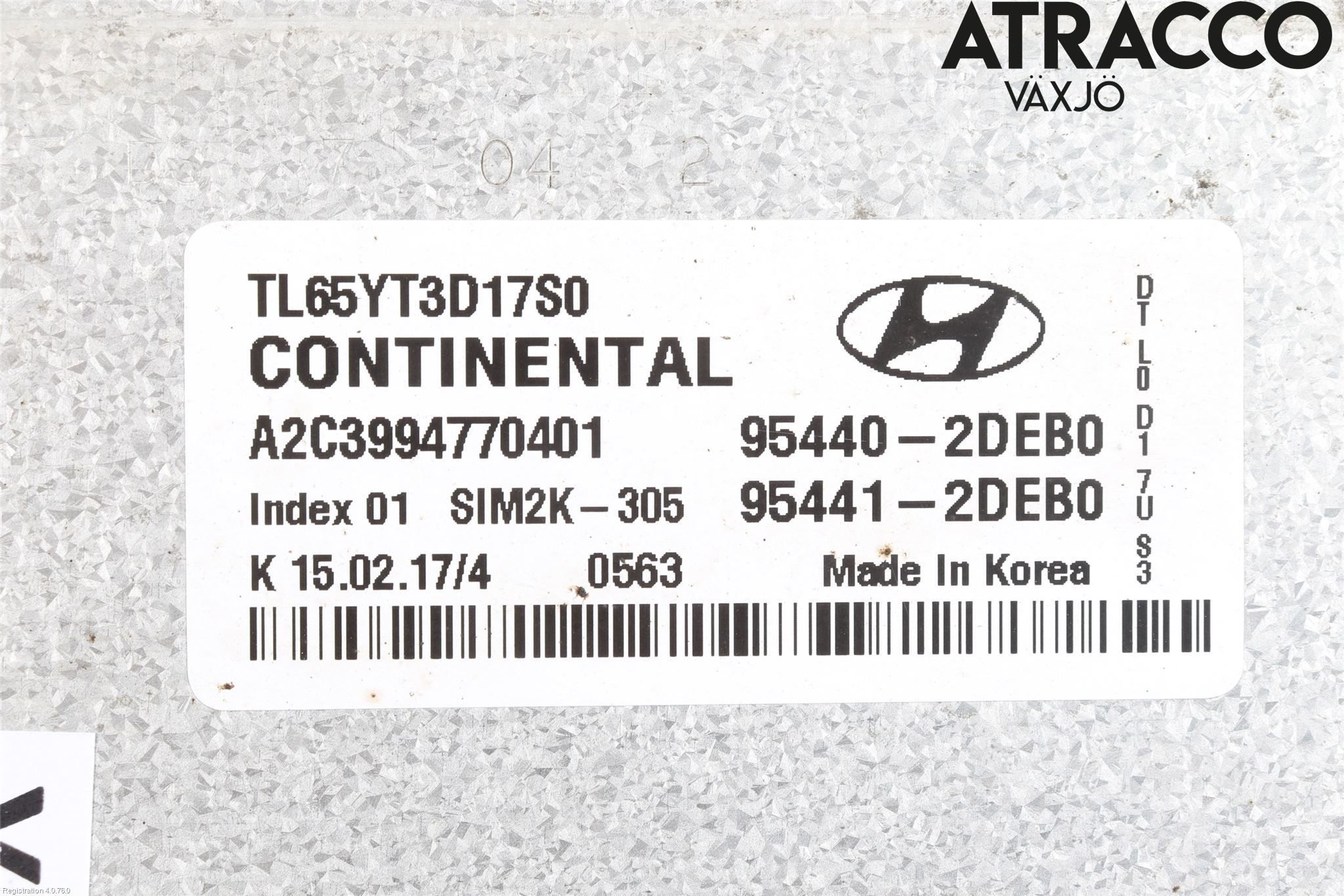 Hyundai TUCSON 05- Styreenhet Gearkasse