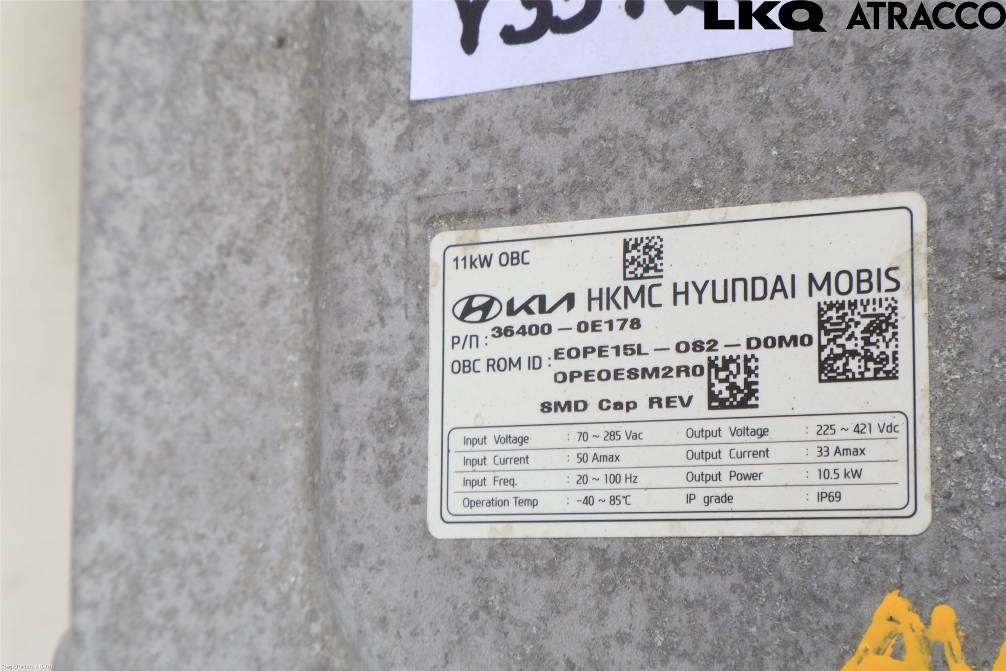 Hyundai KONA/ELECTRIC OS 18-23 Batterilader Hybrid
