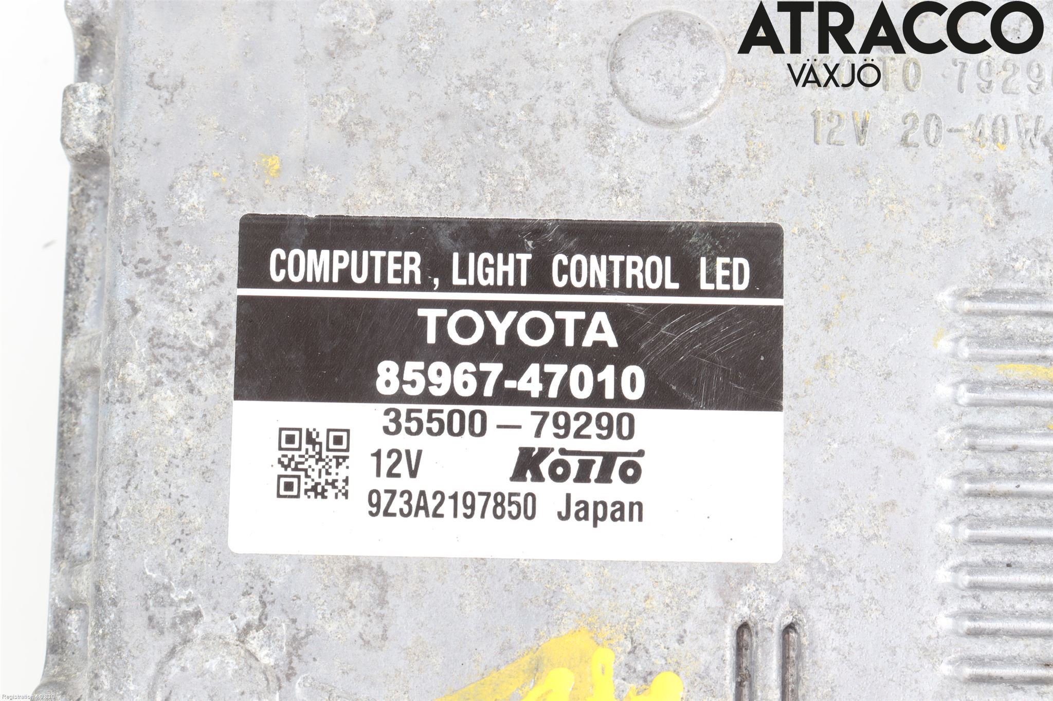 Toyota PRIUS ZVW30 09-20 Styreenhet Xenon