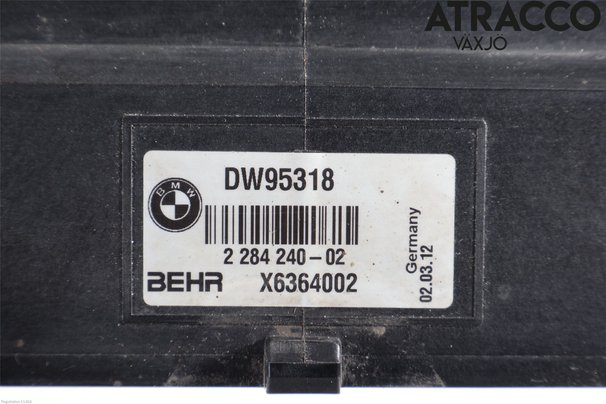 BMW 5 F10/F11/F18 09-17 Radiator Feste - Ramme - Bjelk