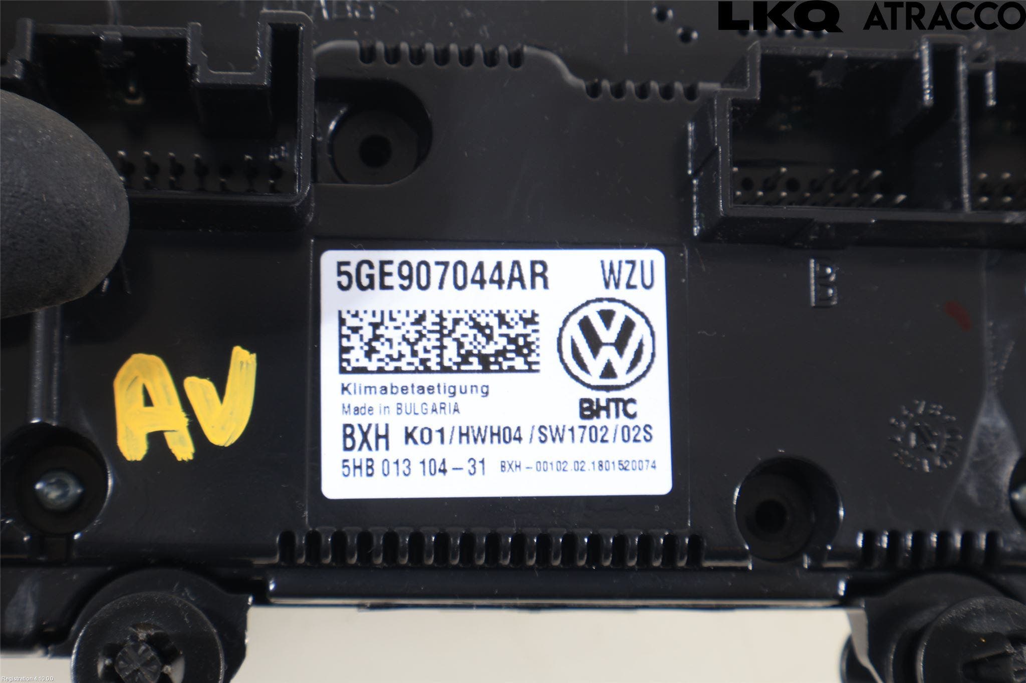 Volkswagen VW PASSAT 15-19 Varme Ac Betjening-Display