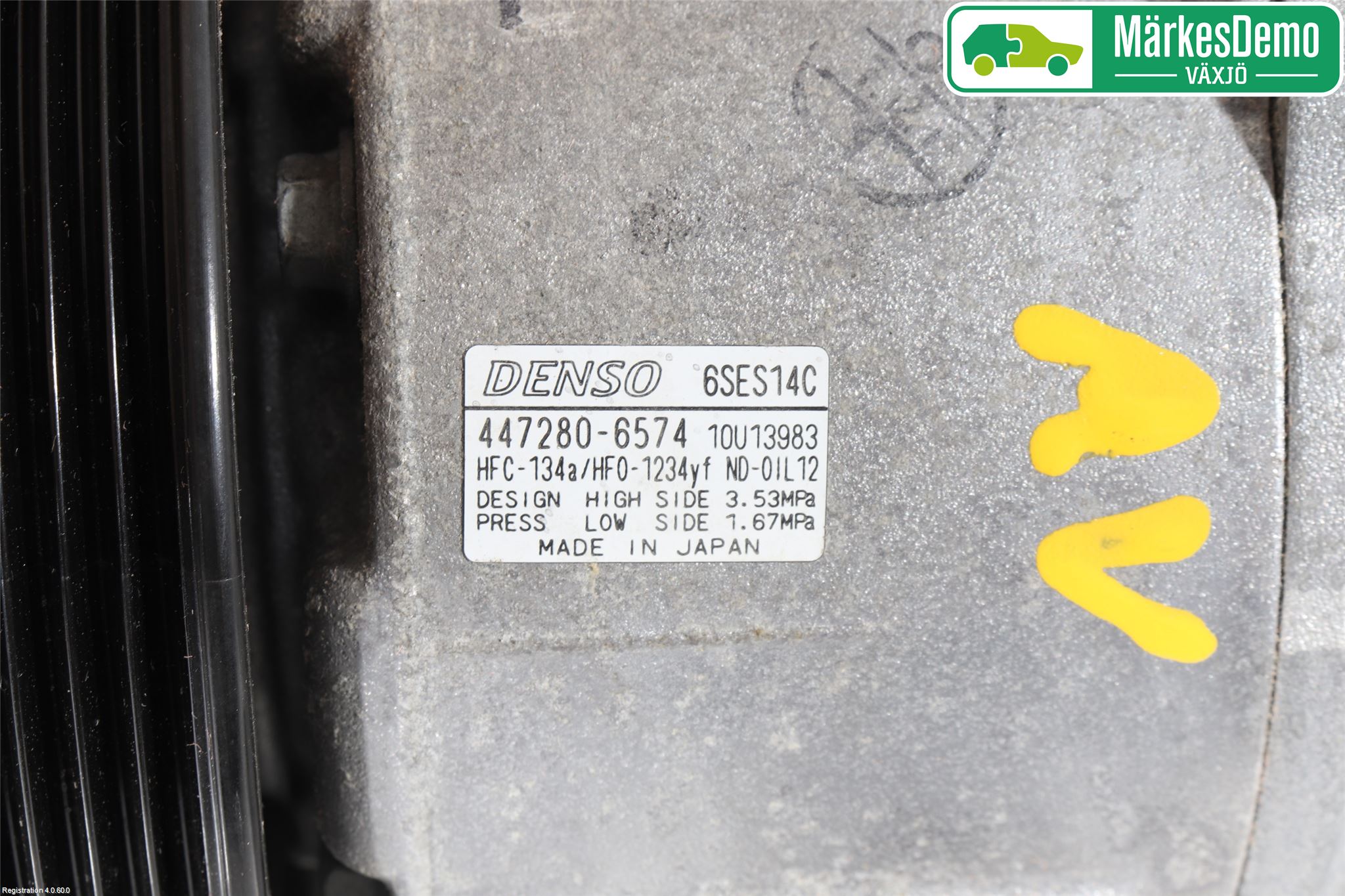 Toyota AVENSIS 16-18 Varme Ac Kompressor