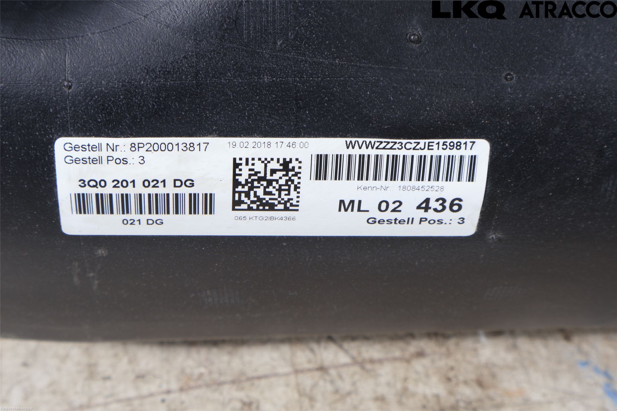 Volkswagen VW PASSAT 15-19 Drivstofftank