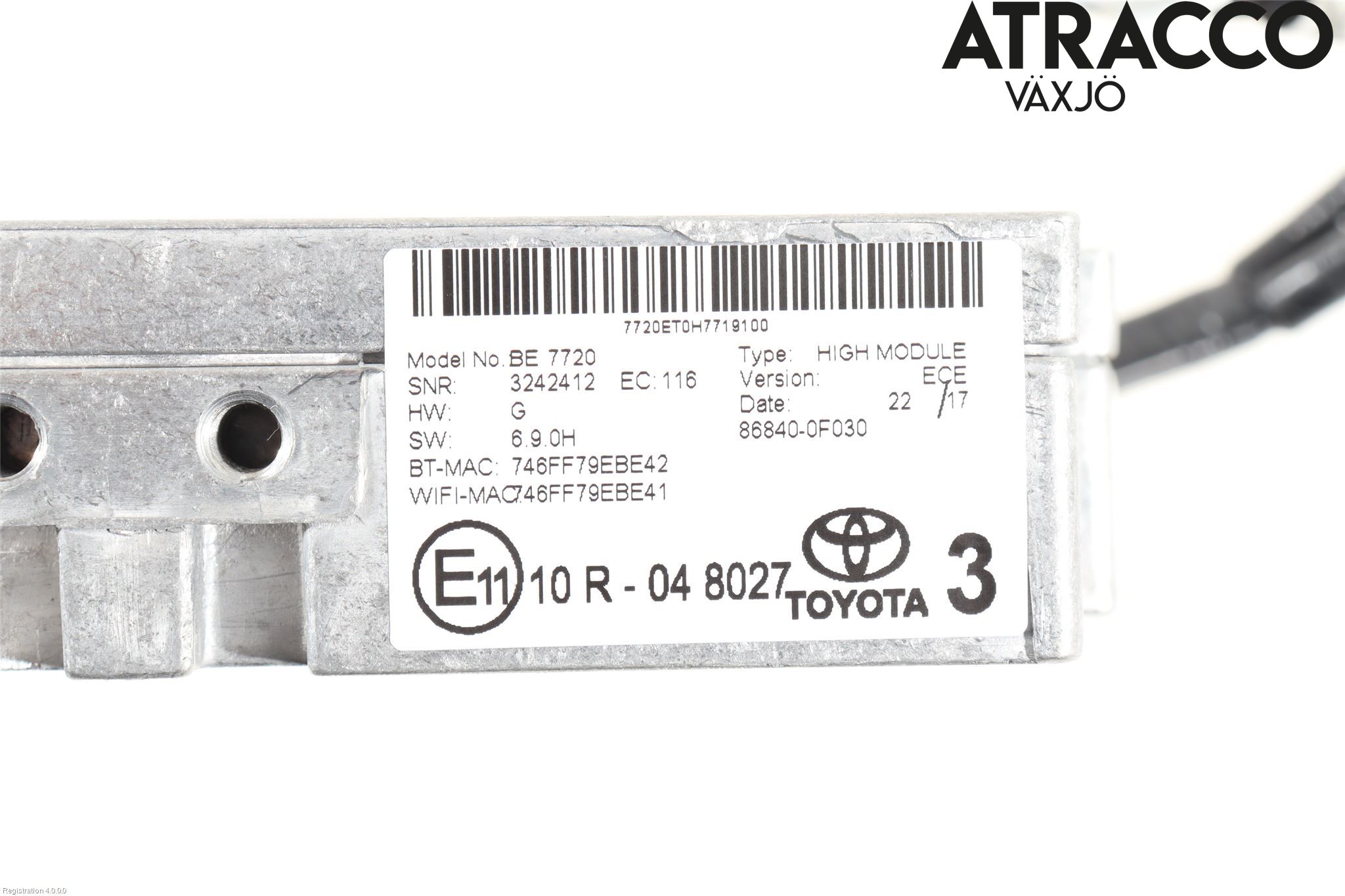 Toyota PRIUS (ZVW50) 16-21 Stereo Radio Med Cd